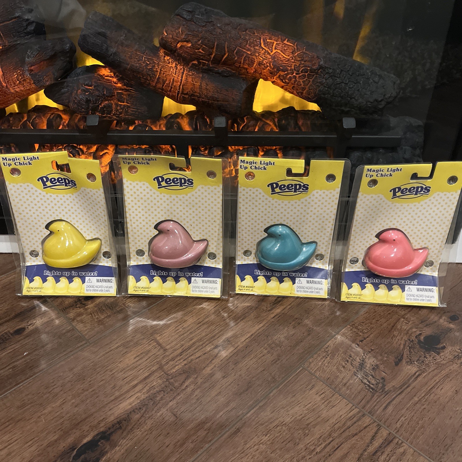 Peeps Magic Light Up Chick Lot Of 4 2007