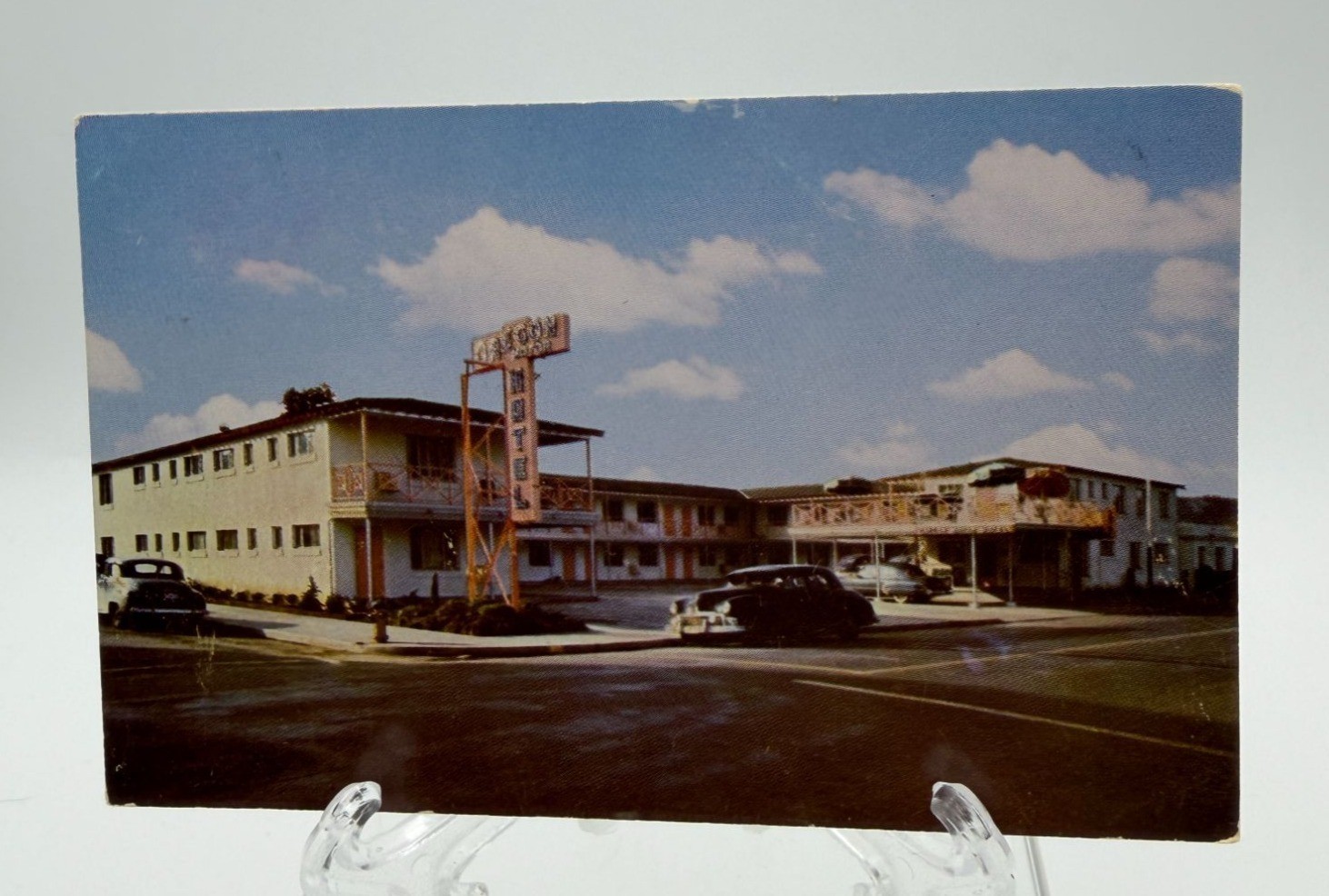 Vintage Postcard The Dalles Oregon Motor Hotel 1950s Travel Motel Souvenir
