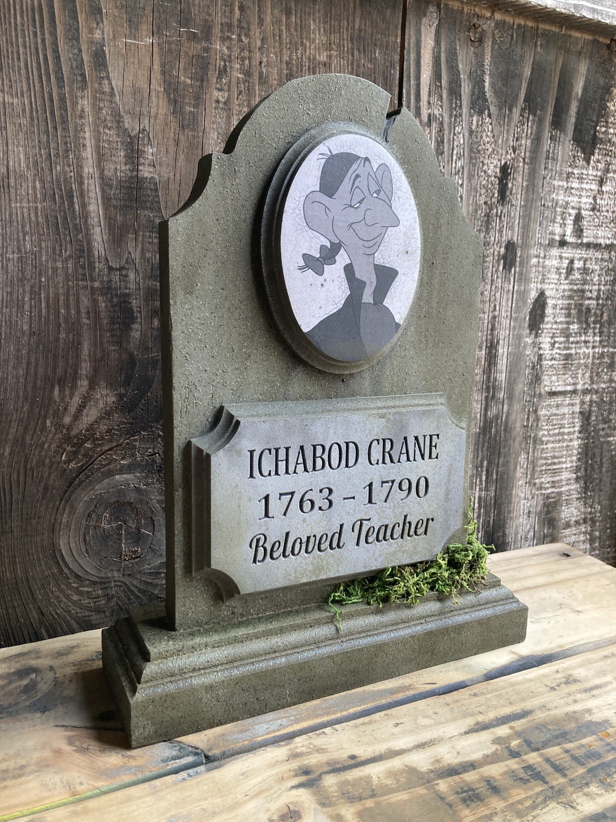 Halloween Sleepy Hollow Ichabod Crane Tombstone Cemetery Gothic Gravestone