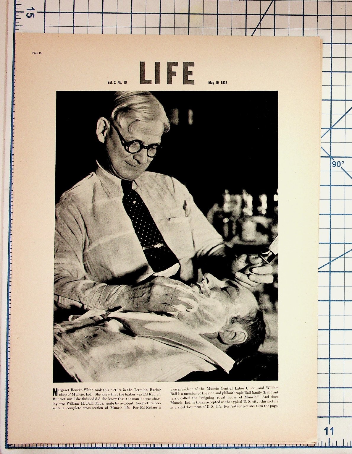 LIFE Magazine May 1937 Muncie Indiana Middletown Photo Essay Ephemera