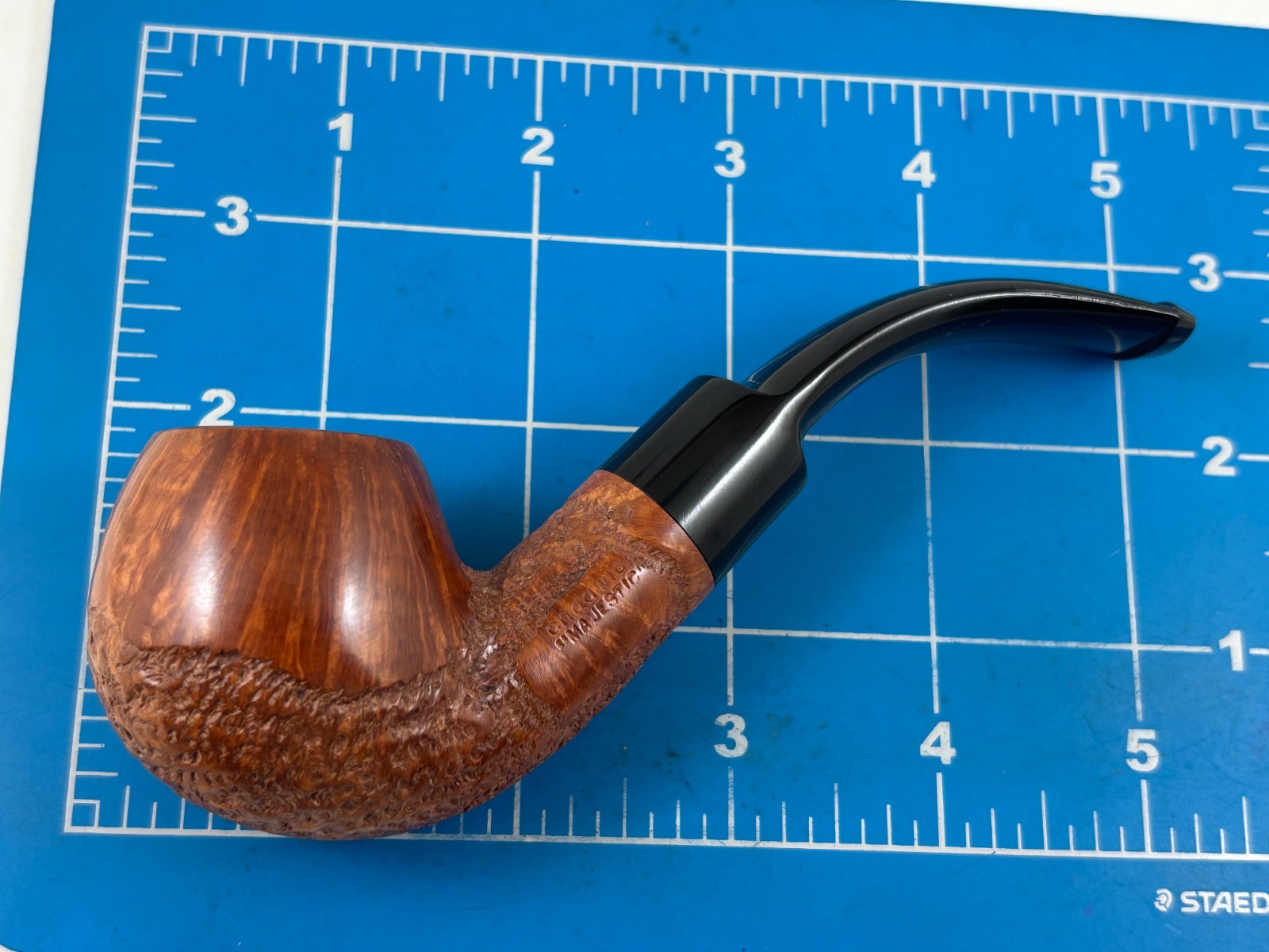 Judd's Very Nice UNSMOKED Chadwick Majestic Smooth & Rustic Bent Briar Pipe