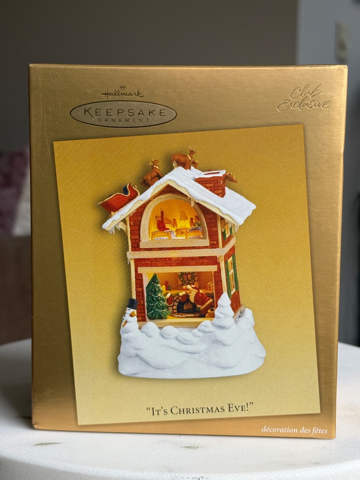 NIB 2005 Hallmark IT\'S CHRISTMAS EVE Santa CLUB EXCLUSIVE Ornament NIB 2005 Hallmark IT\'S CHRISTMAS EVE Santa CLUB EXCLUSIVE Ornament