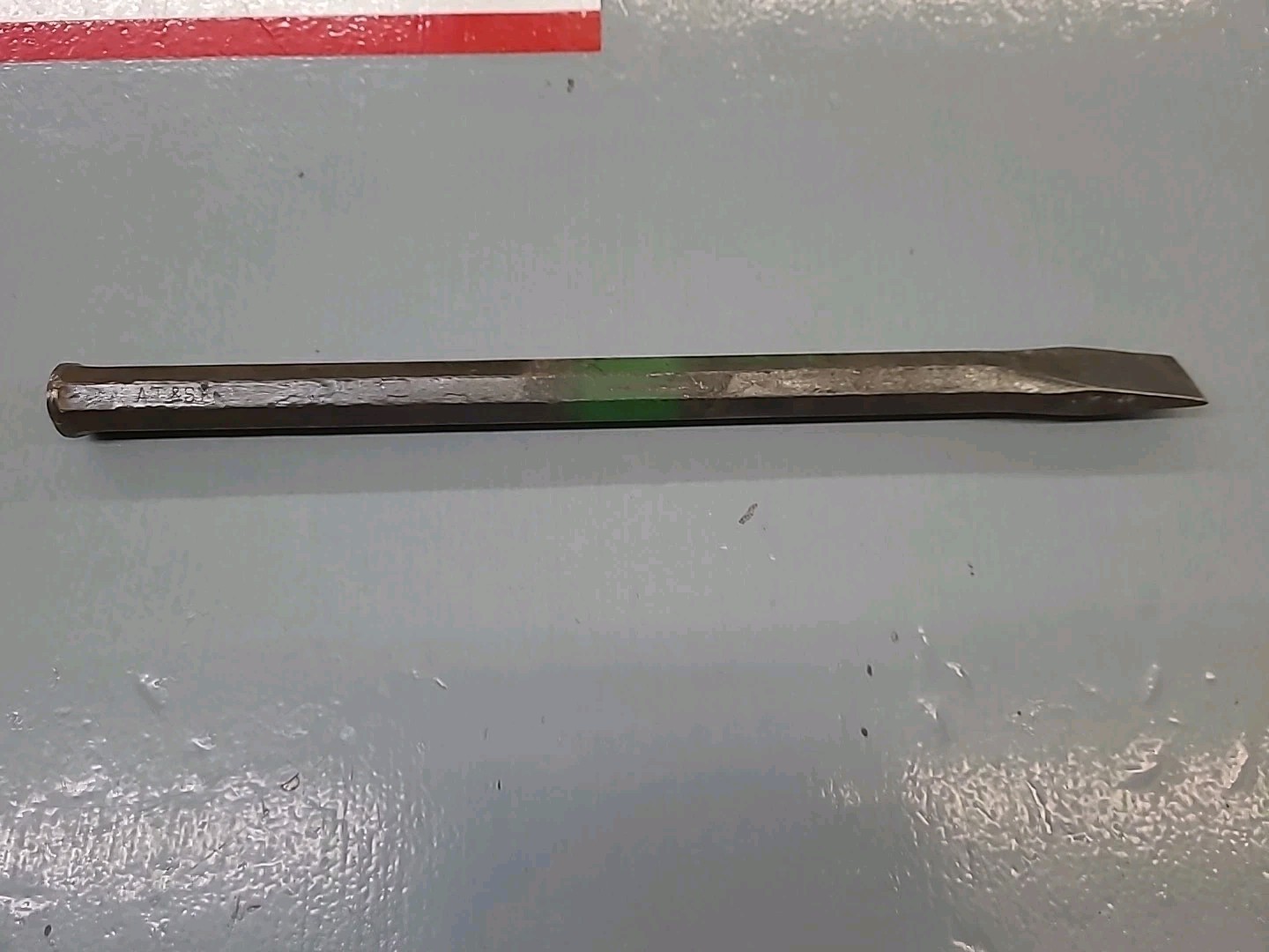 Vintage AT & SF 16” Long Hand Chisel Atchison & Santa Fe Railway Vintage AT & SF 16” Long Hand Chisel Atchison & Santa Fe Railway