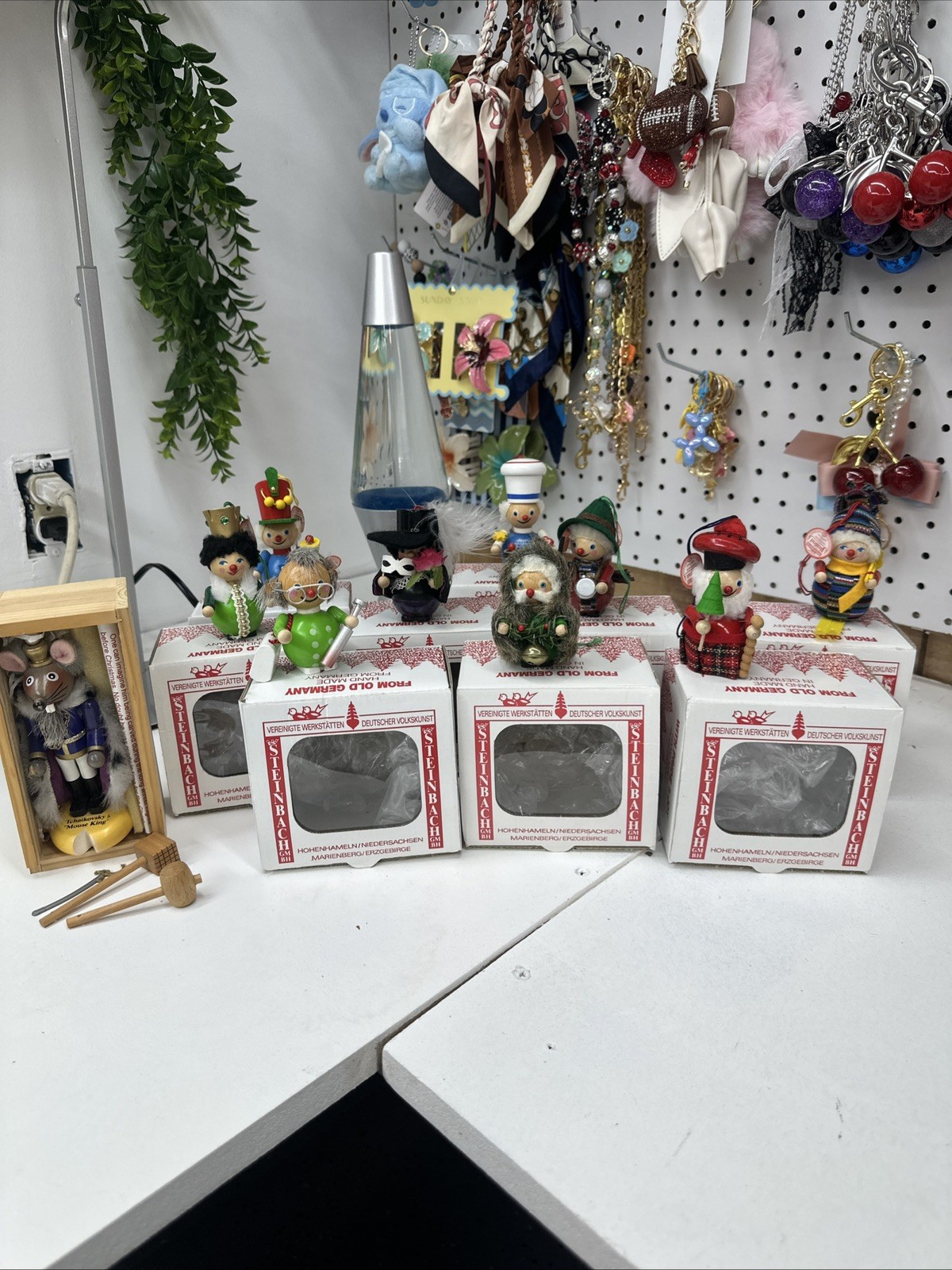 Lot Of 10 Steinbach Ornaments In Original Boxes as Pictured Very Good Condition