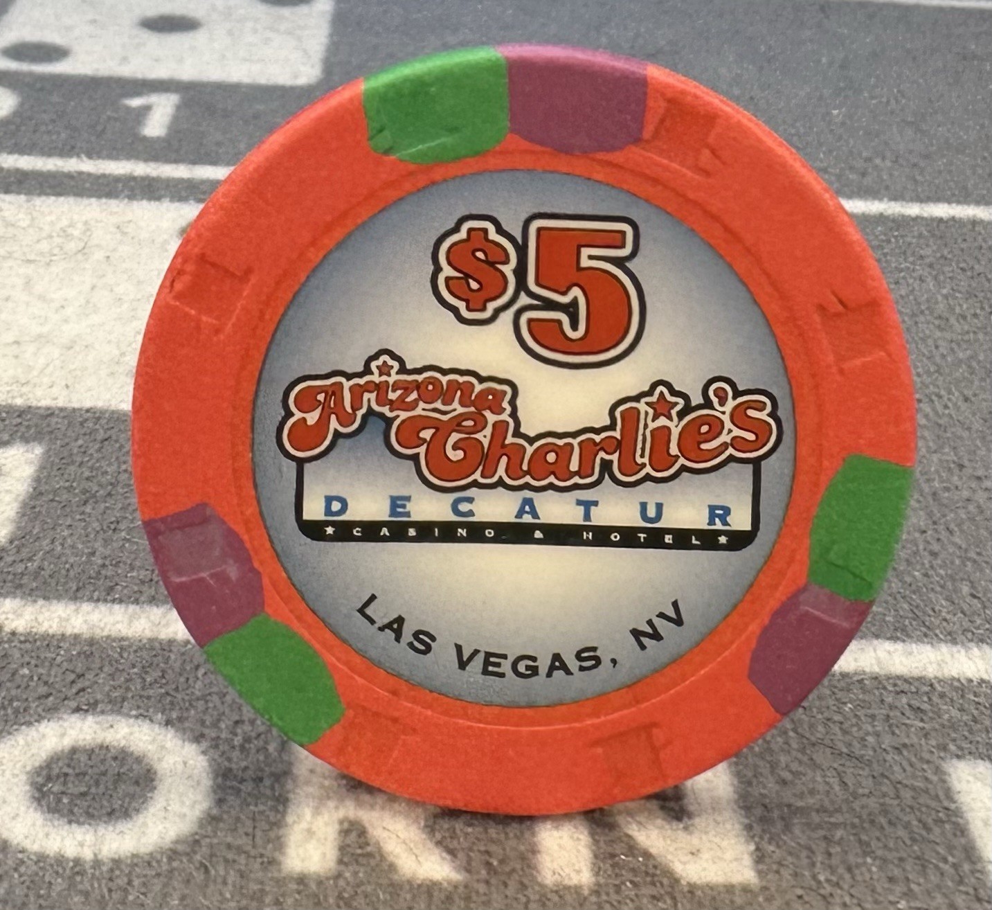 🎰🎲$5 Arizona Charlie’s Decatur Casino Chip Las Vegas NV🎲🎰
