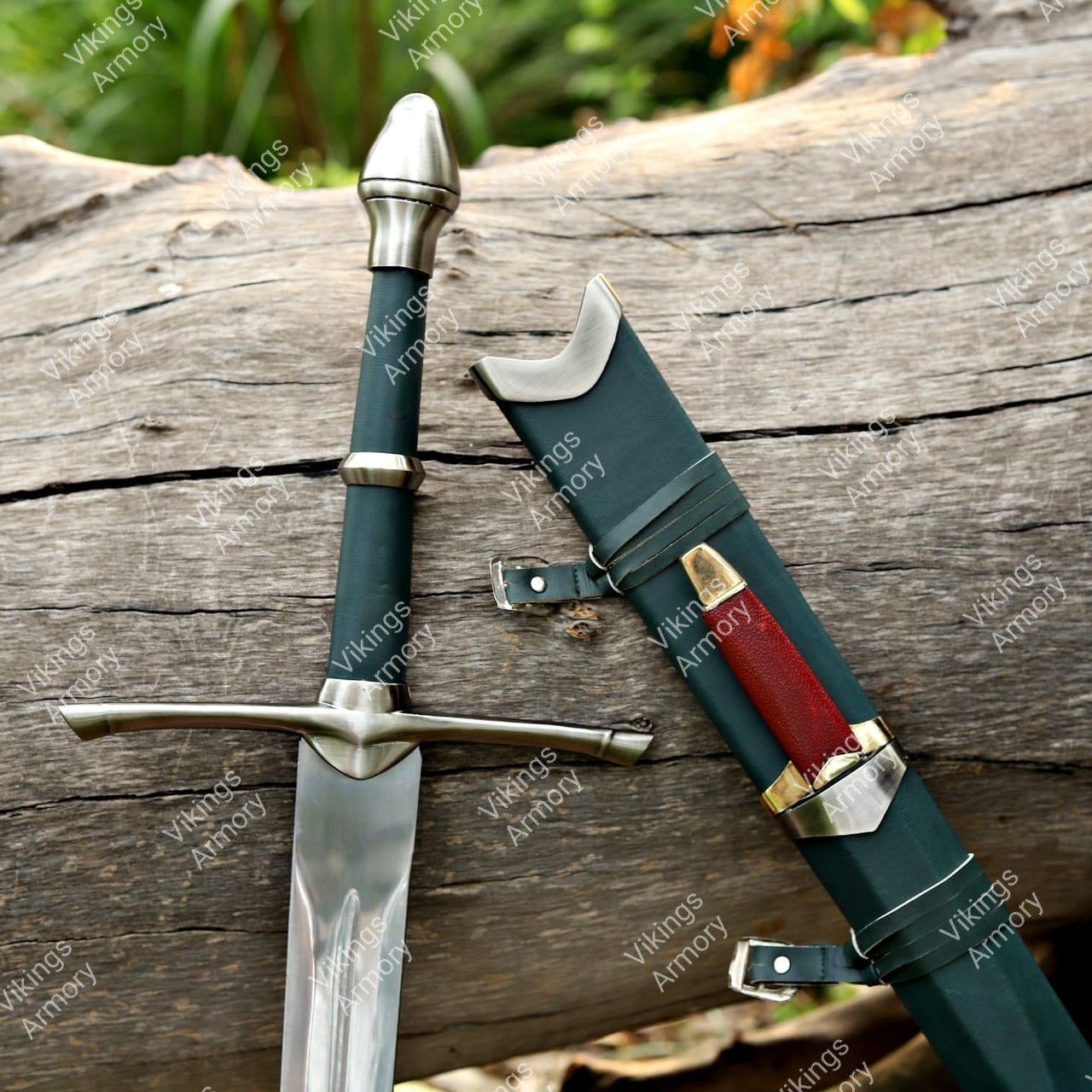 Aragorn Ranger Green Sword Strider Replica LOTR Movie Inspired  With Scabbard