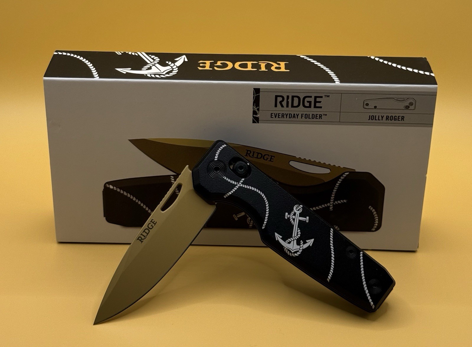 Ridge Everyday Folder Knife “JOLLY ROGER”