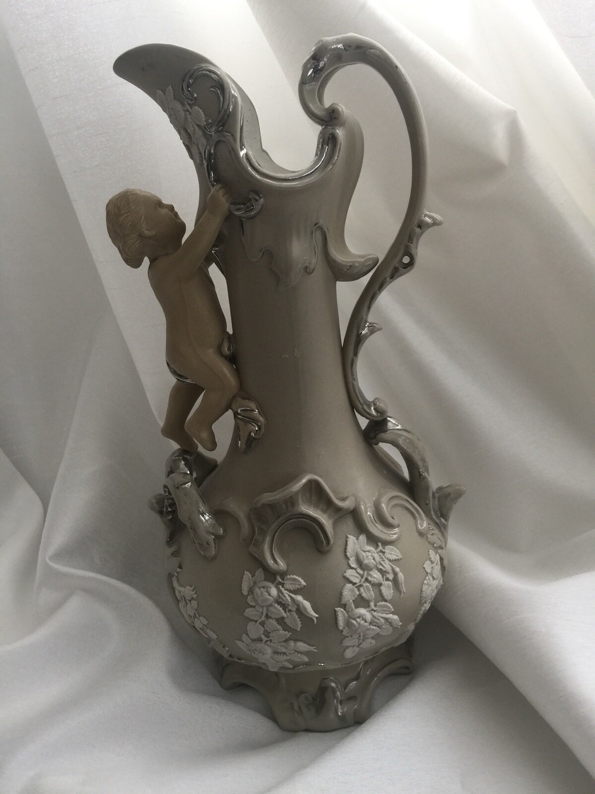Antique Ewer Vase Pitcher Putti Antique Ewer Vase Pitcher Putti