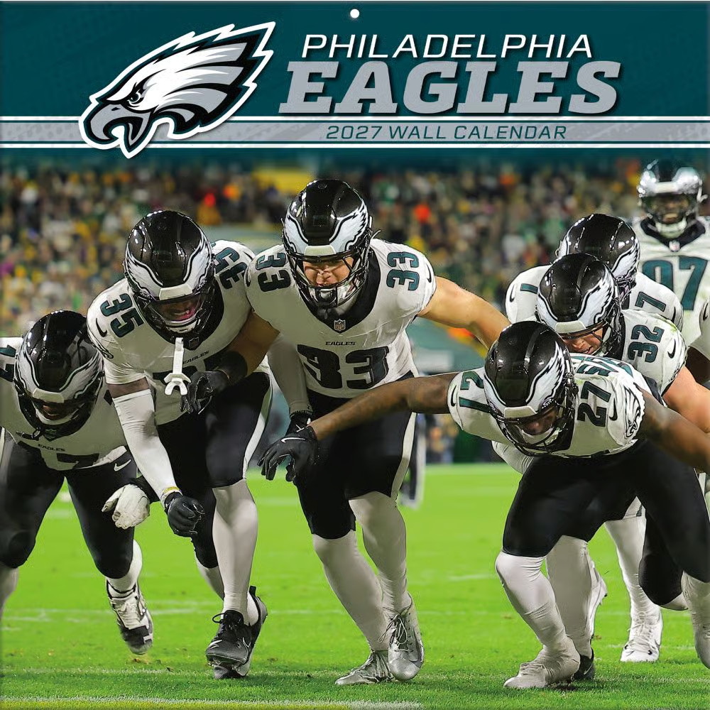 Turner Licensing, NFL Philadelphia Eagles 2027 Wall Calendar Turner Licensing, NFL Philadelphia Eagles 2027 Wall Calendar