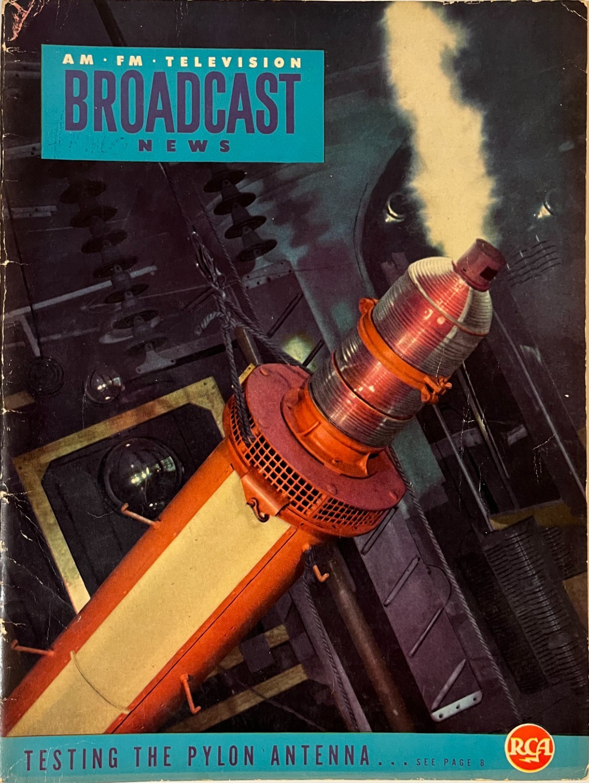 Vintage RCA AM FM Television Broadcast News Magazine #47 December 1947