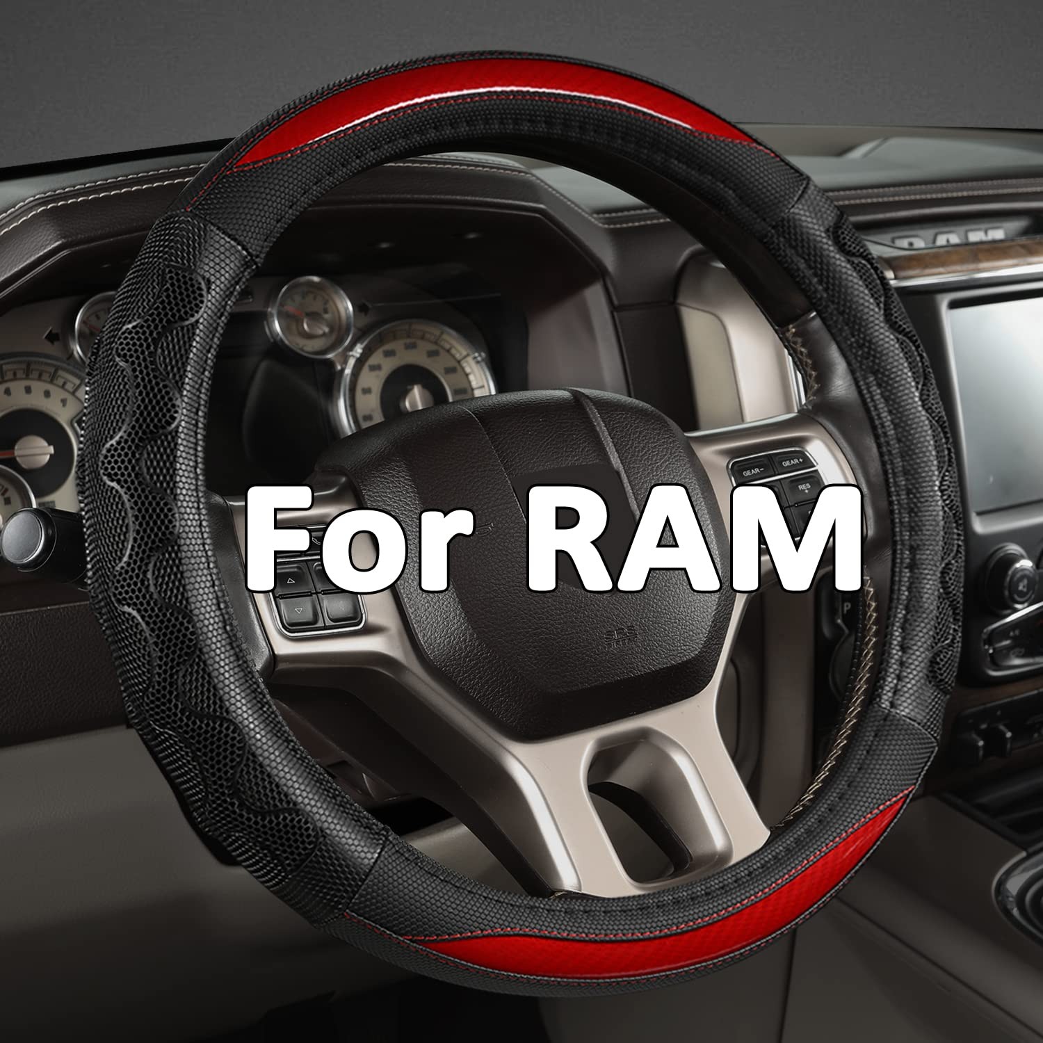 Steering Wheel Cover for Dodge Ram 1500  Car Steering Wheel Covers for Dodge ...