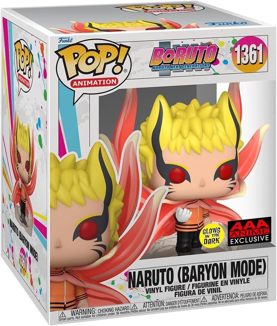 Funko Super Pop Boruto Naruto (Baryon Mode) GITD 6 Funko Super Pop Boruto Naruto (Baryon Mode) GITD 6
