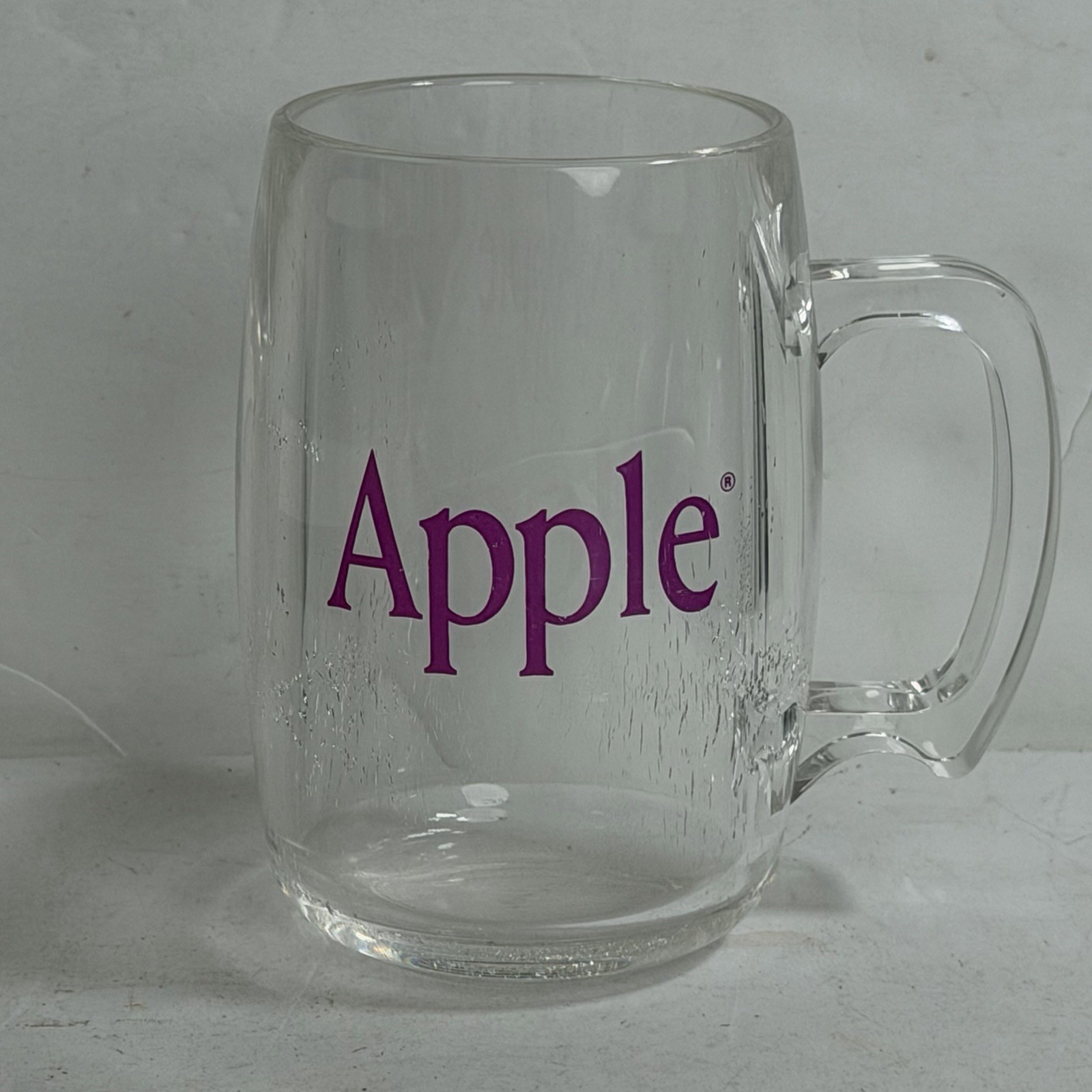Extremely Rare VT Apple Computer Purple Logo Pantone 253 Acrylic Mug Made In USA
