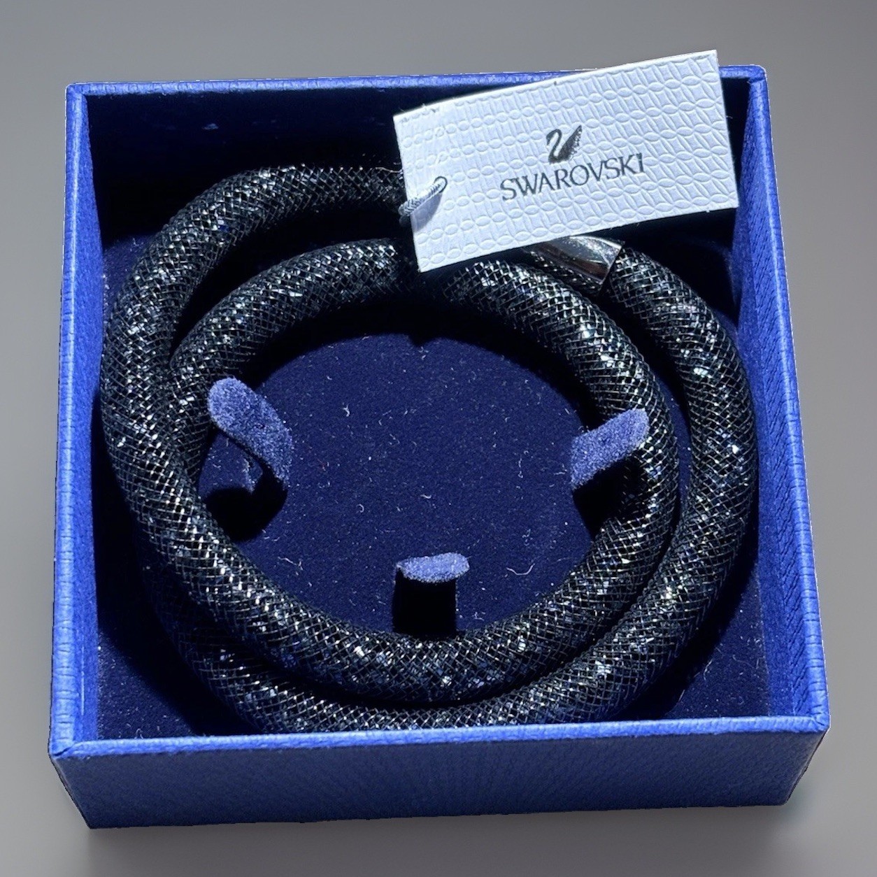 Swarovski Stardust Black Crystal Bracelet/ choker Sparkling and classy