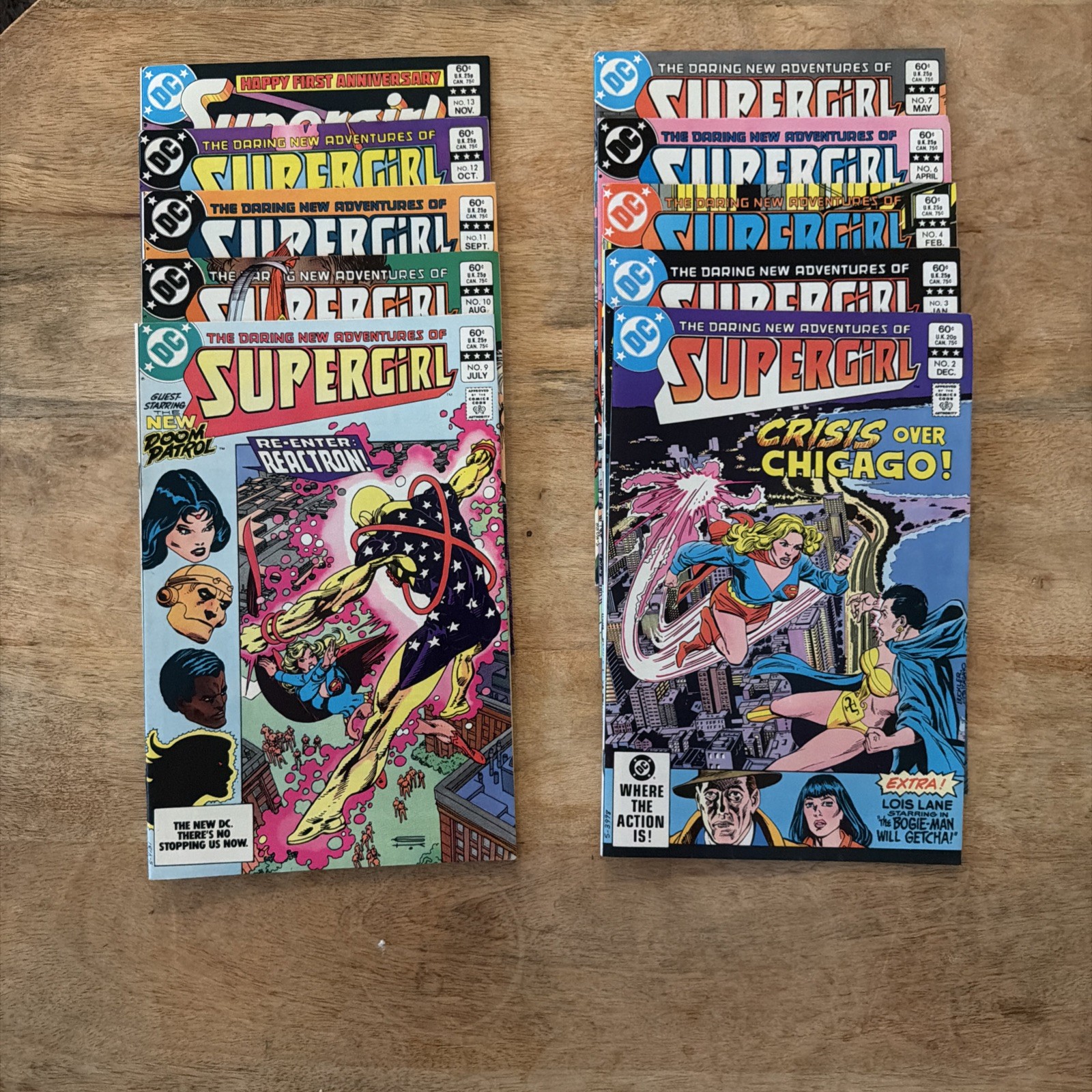Supergirl Comic Lot #2-13 (10 Issues, Missing 5 & 8) DC Comics 1982-84