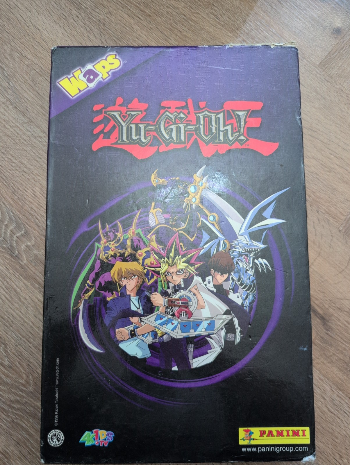 Collectors Storage Yu-Gi-Oh WAPS Display Box Case + 99 Waps 1996 PANINI Yugioh