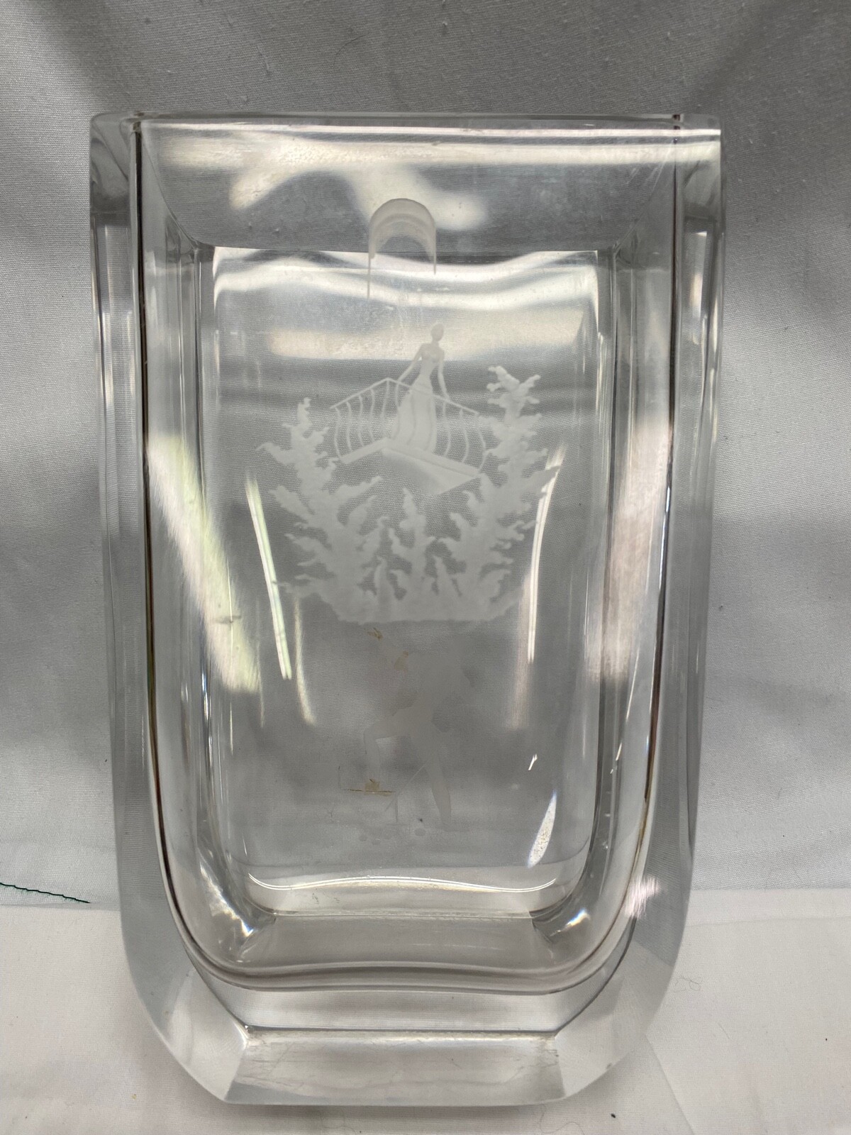 Orrefors Crystal Romeo and Juliet Vase 8\