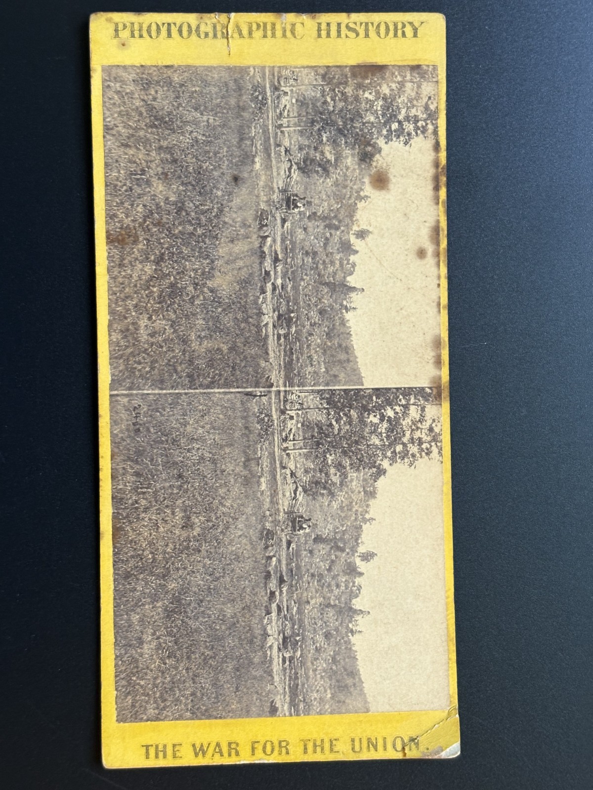Civil War Gettysburg Stereoview #2400 Sugar Loaf Mountain E&HT Anthony War Views