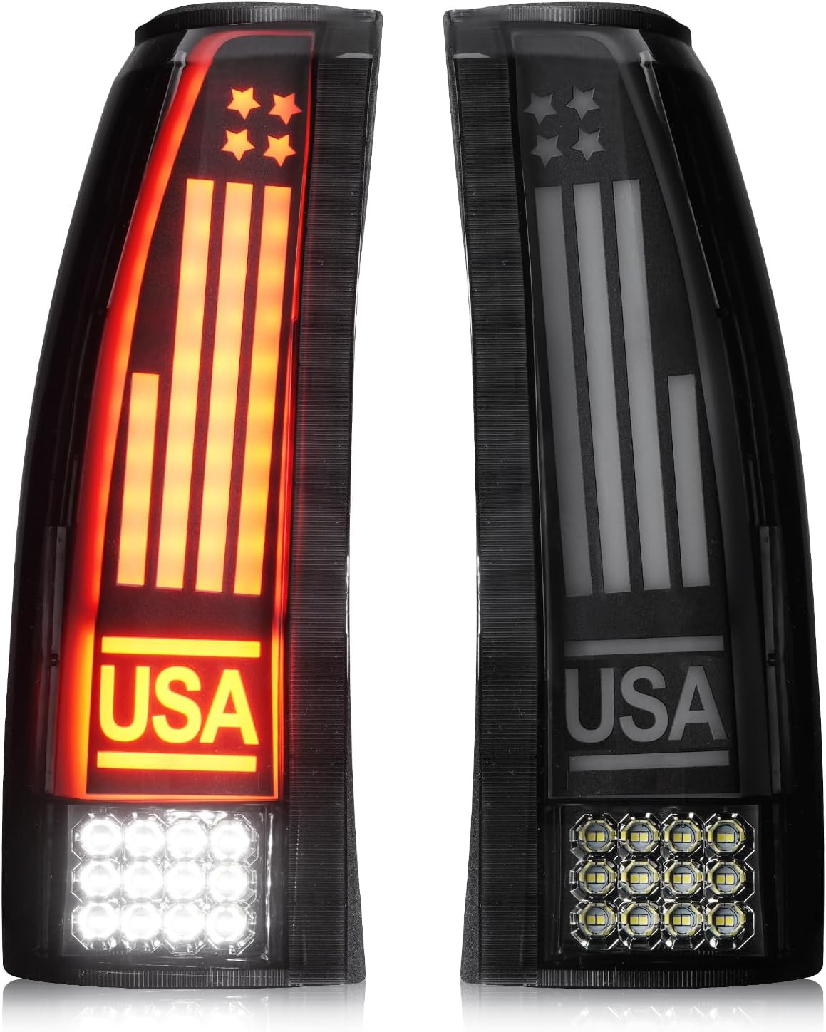 LED Tail Lights for Chevy Chevrolet GMC C/K 1500 2500 3500 88-99, for C/K 1500 2