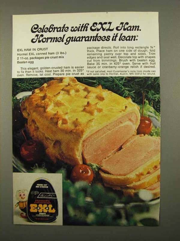 1975 Hormel EXL Ham Ad - Celebrate With 1975 Hormel EXL Ham Ad - Celebrate With