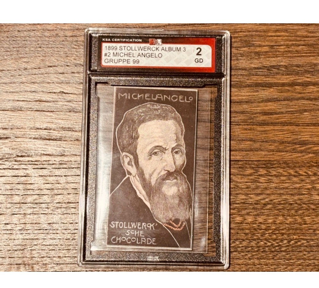 1899 Stollwerck Chocolates Album 3 Food Issue Michelangelo Rare 1899 Stollwerck Chocolates Album 3 Food Issue Michelangelo Rare