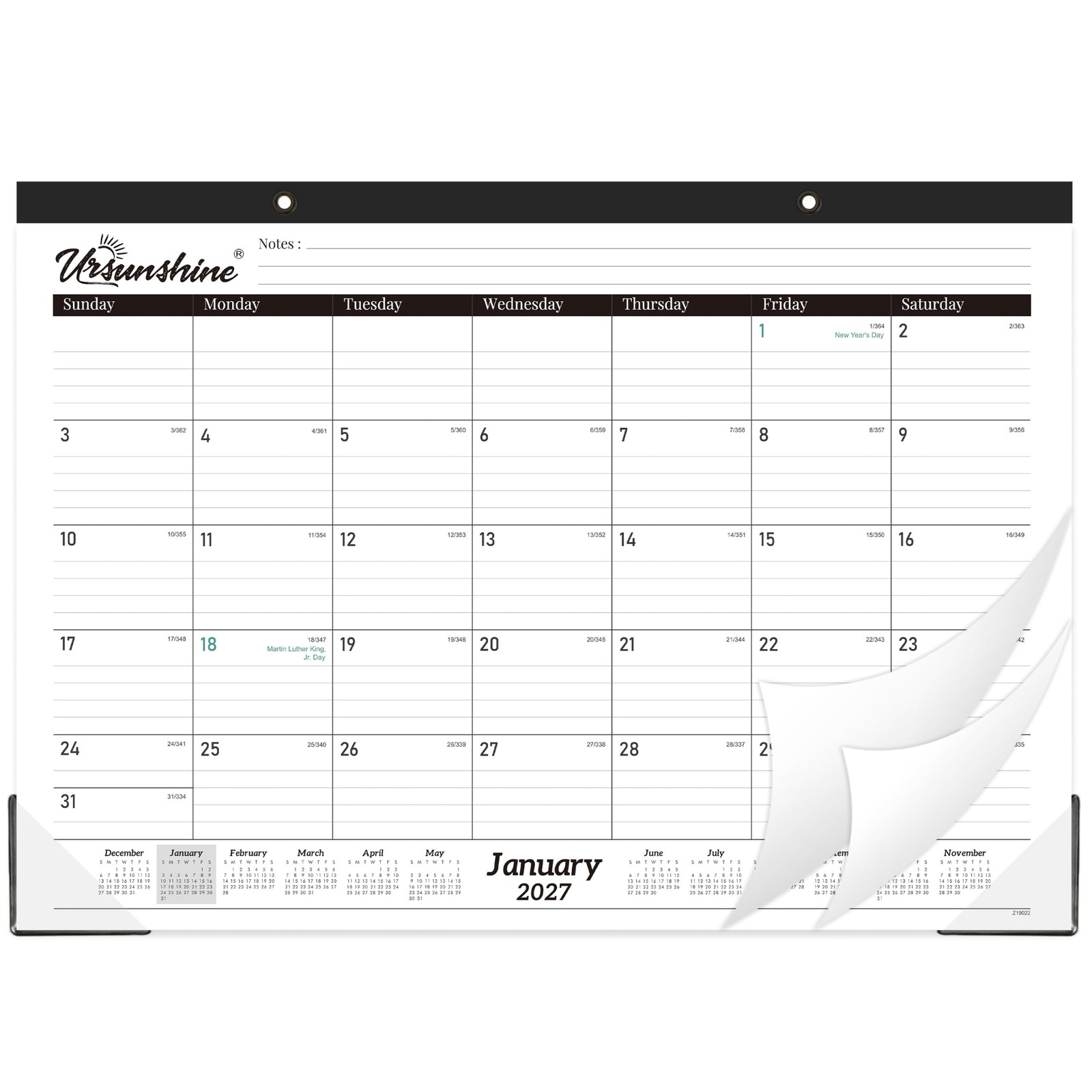 2027 Desk Calendar - 18 Monthly Desk Calendar 2027, 17 2027 Desk Calendar - 18 Monthly Desk Calendar 2027, 17