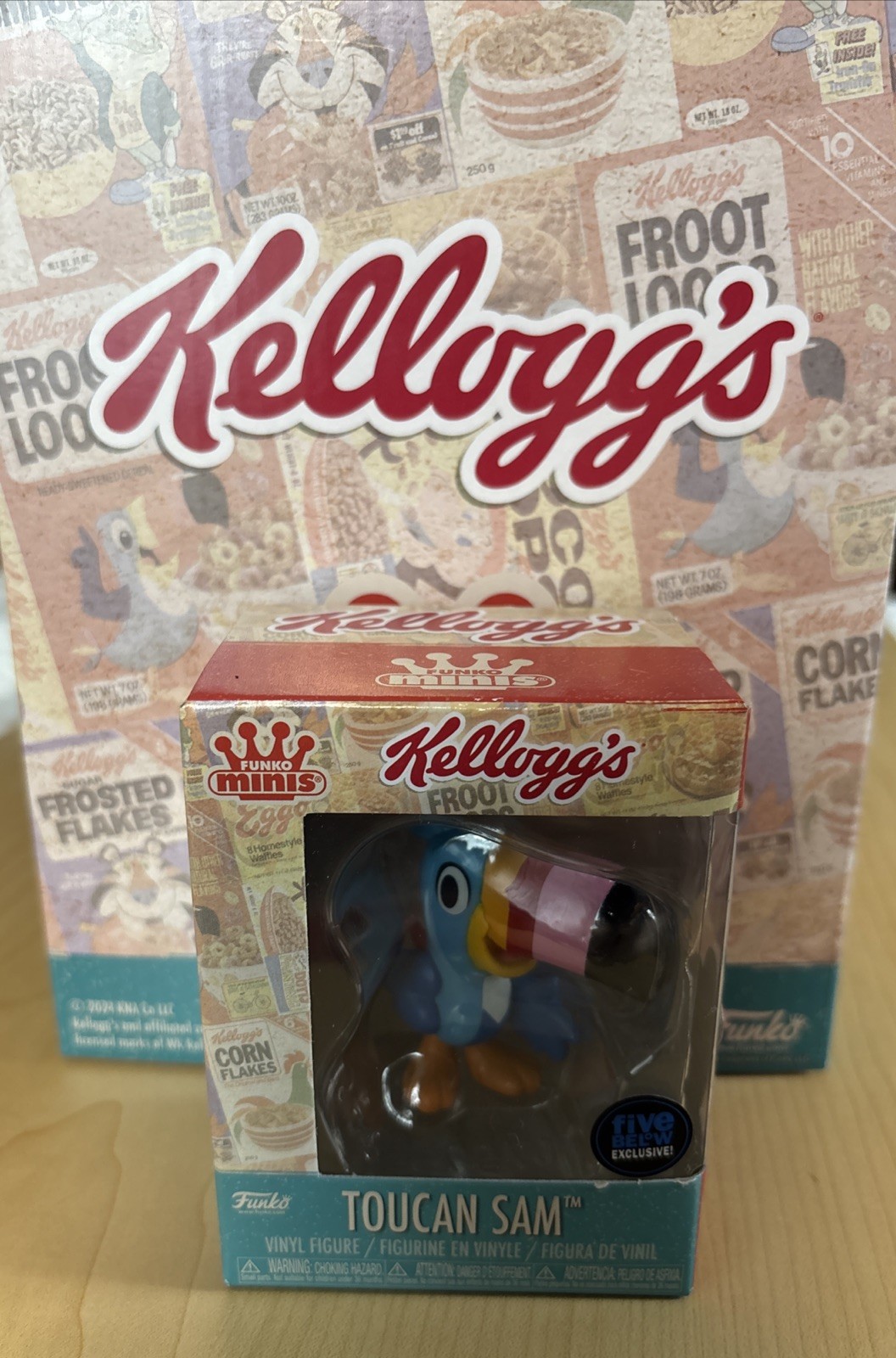 TOUCAN SAM Fruit Loops Kellogg\'s Cereal Mascot Funko Mini Figure