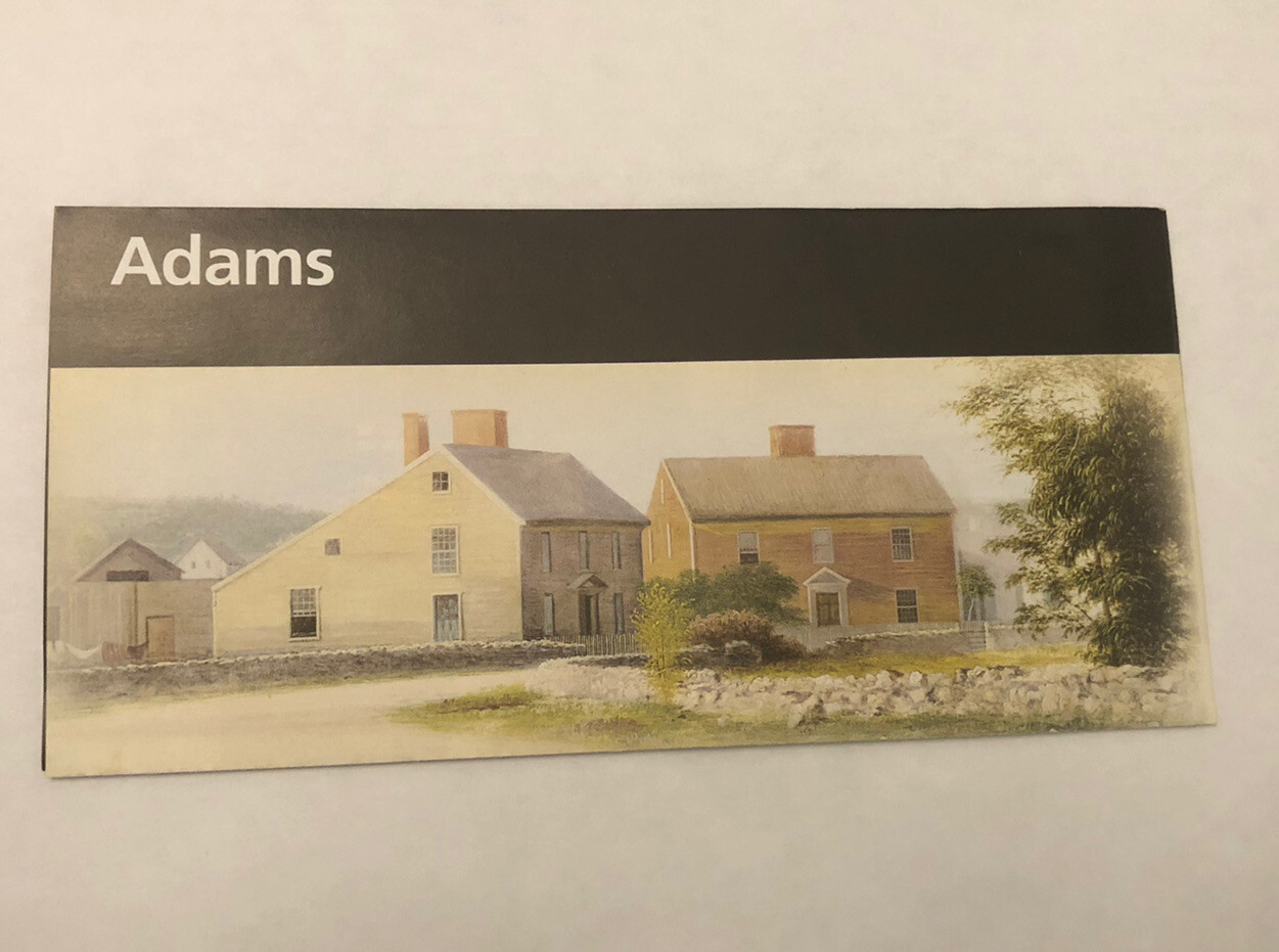 2026 Adams National Historical Park Unigrid Brochure Map Massachusetts NEWEST