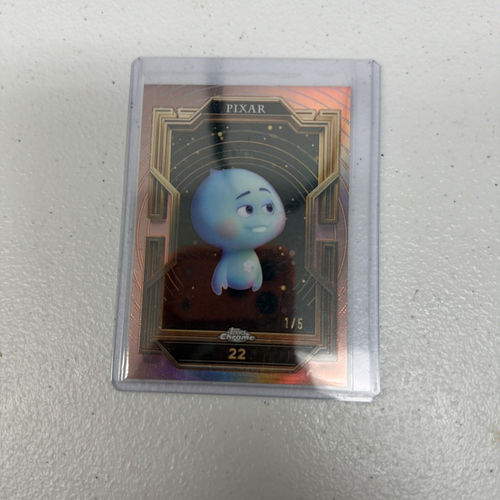 2025 Topps Chrome Disney Pixar Soul 22 Red Refractor Parallel 1/5 #80