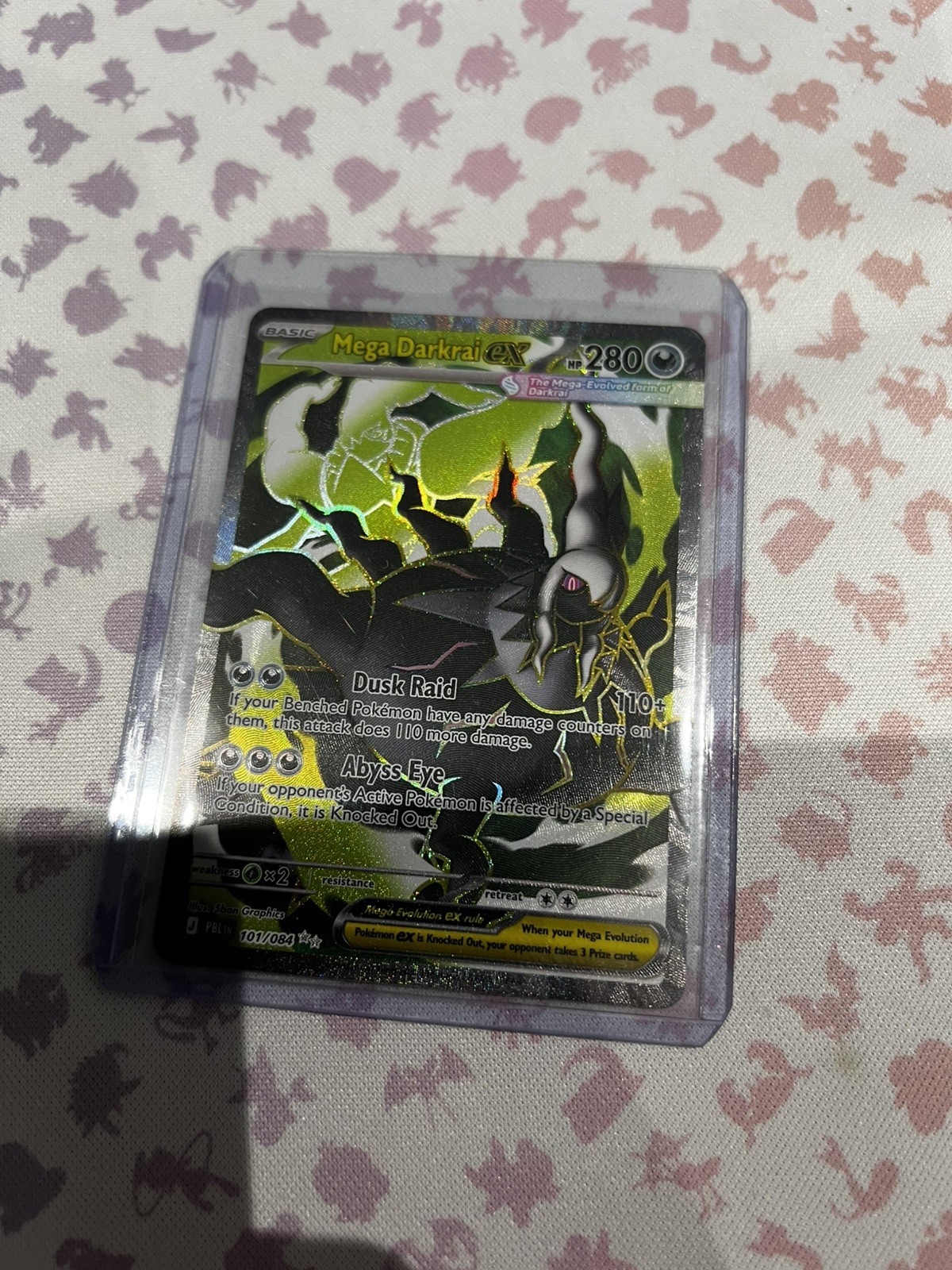 The Pokémon Company Mega Darkrai EX 101/084 Breakpoint Full Art Holo English