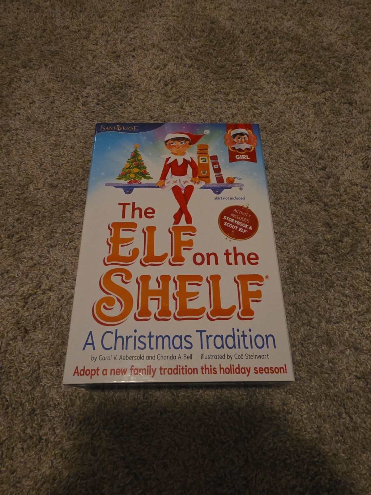 The Elf on the Shelf: A Christmas Tradition with Storybook Girl NEW/SEALED