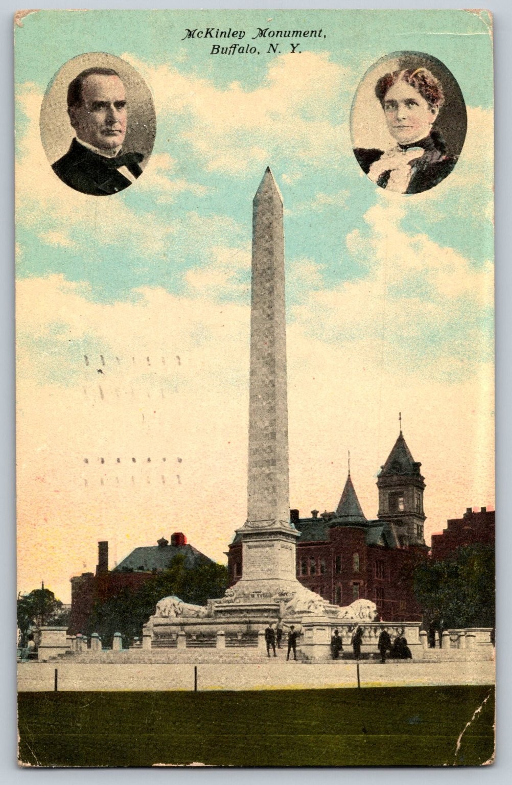 Vintage McKinley Monument Buffalo NY Postcard 1911 S.H. Knox Co Vintage McKinley Monument Buffalo NY Postcard 1911 S.H. Knox Co