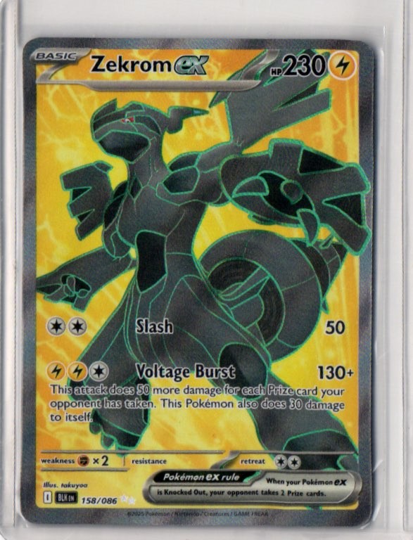 SV: Black Bolt #158/086 Zekrom ex