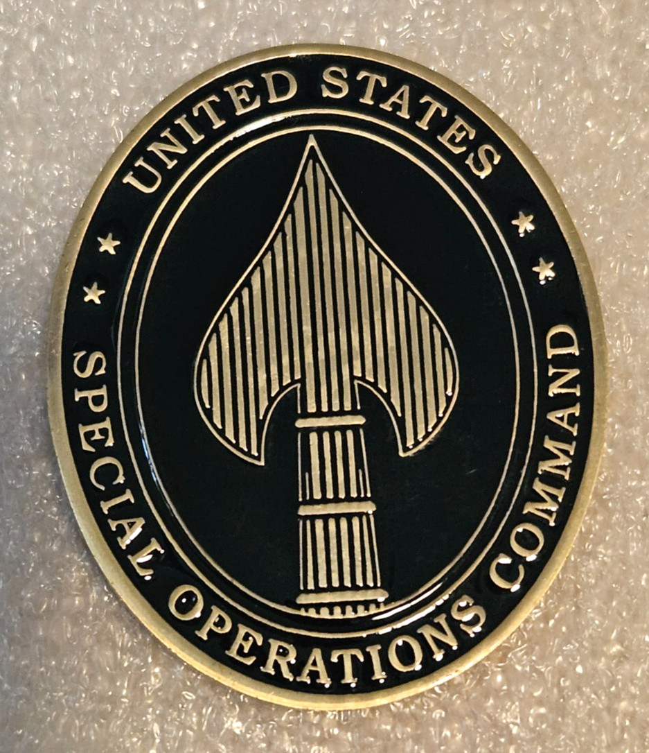 USSOCOM 2019 Special Operations Command Challenge Coin Oval 46x58mm US Military USSOCOM 2019 Special Operations Command Challenge Coin Oval 46x58mm US Military
