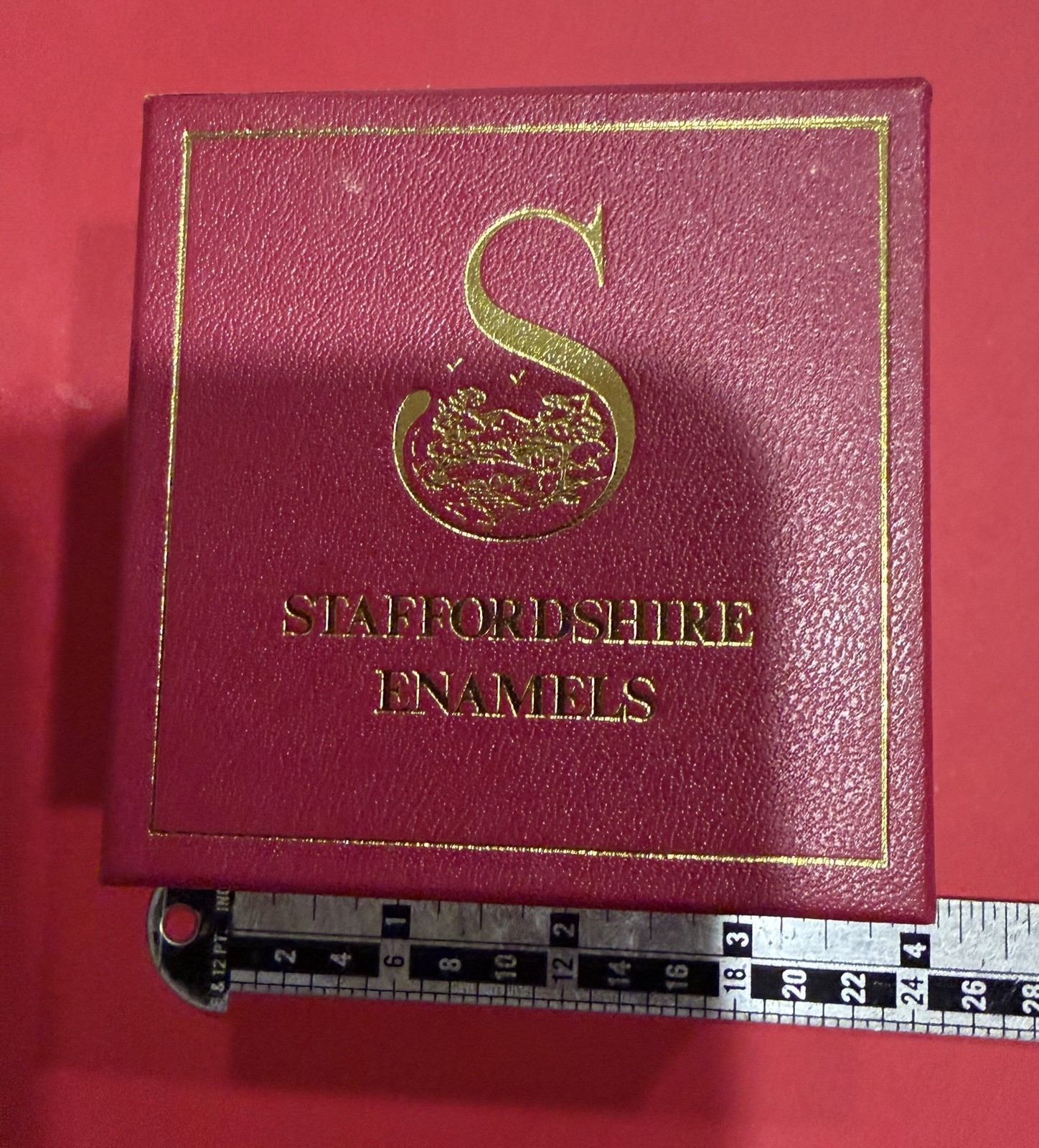 staffordshire enamel box