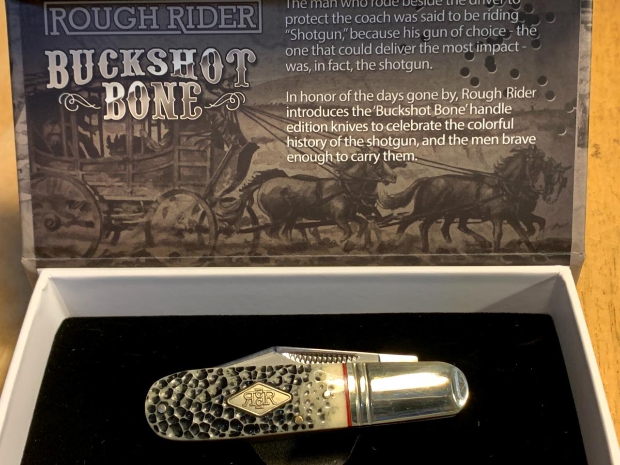 Rough Rider Buckshot Bone Barlow 3 1/4\