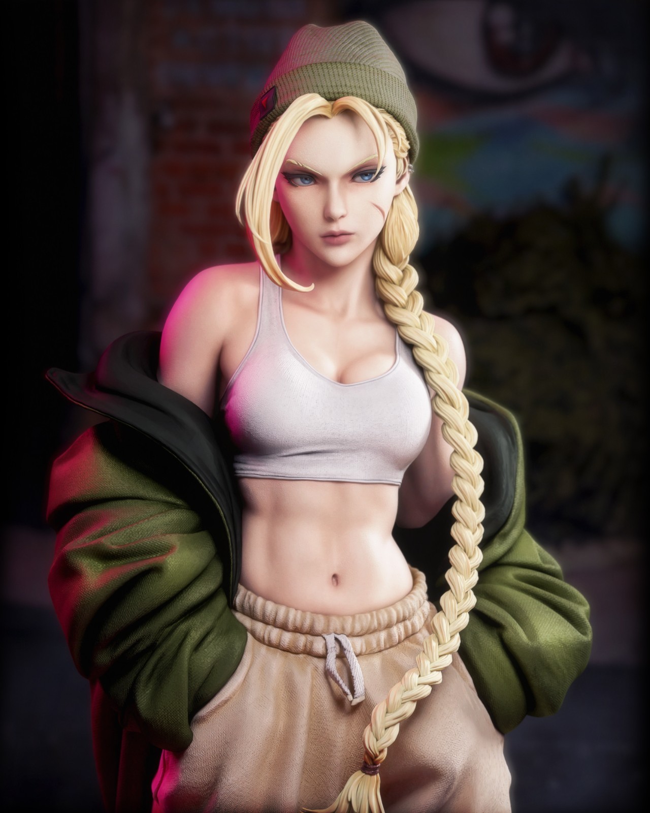 Cammy Street Fighter 1/6 Scale Resin Model Kit - Unpainted DIY Figure