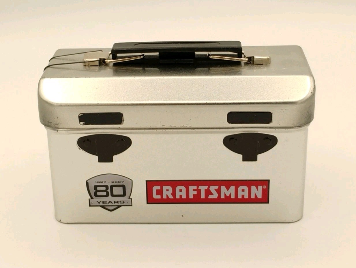 Craftsman 80th Anniversary Miniature Toolbox Tin, Container, Gift Box 
