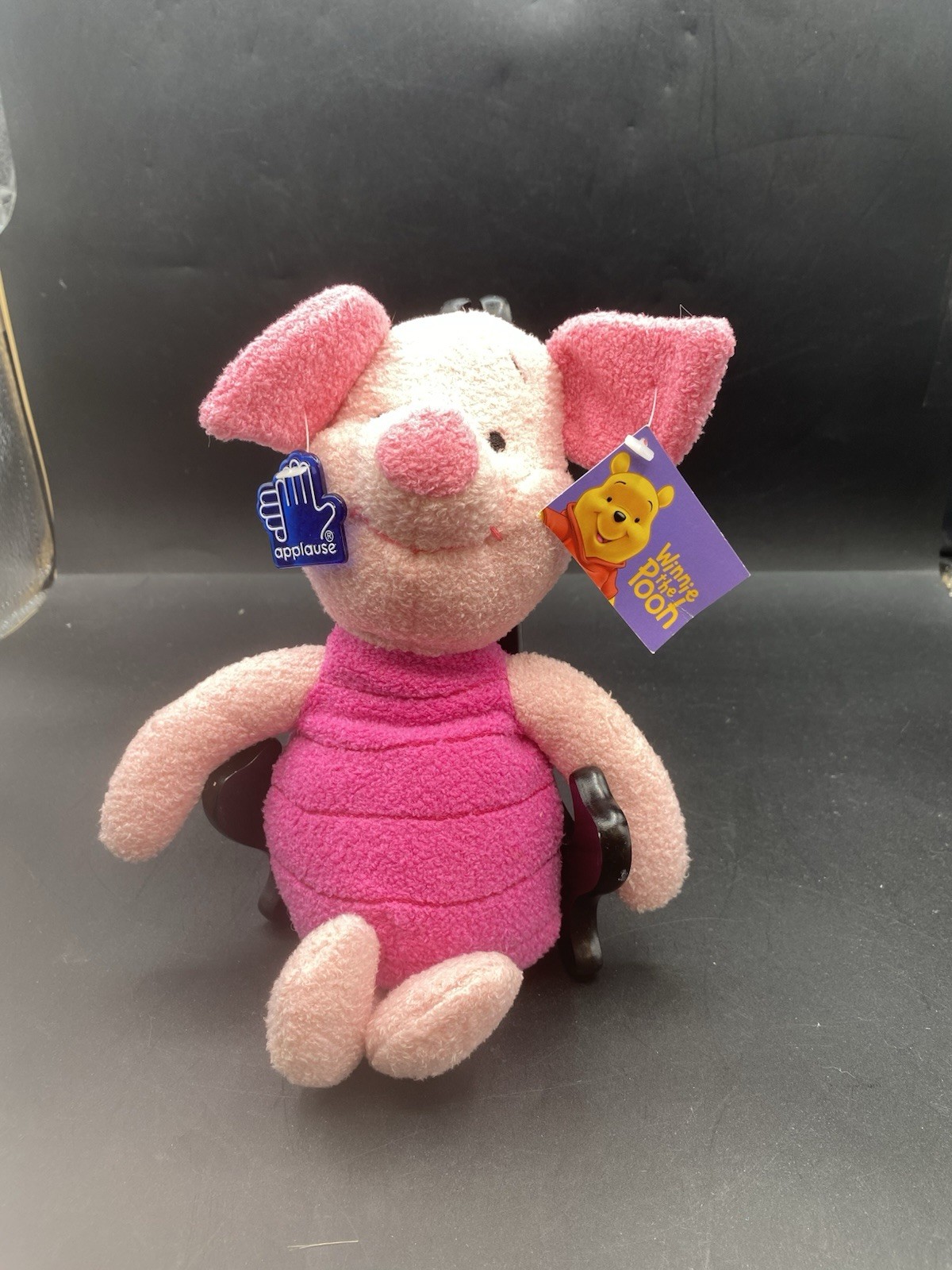 Vintage NEW Tags Applause Winnie the Pooh Piglet 10” Plush Stuffed Animal  NWT