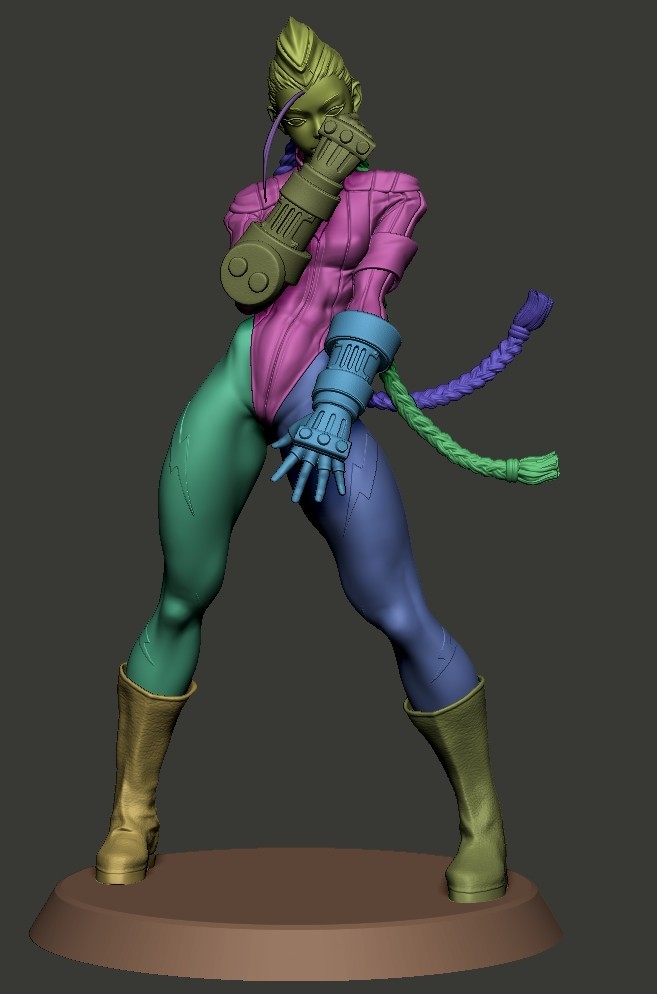 Cammy Street Fighter 1/6 Scale Resin Model Kit - Unpainted DIY Figure