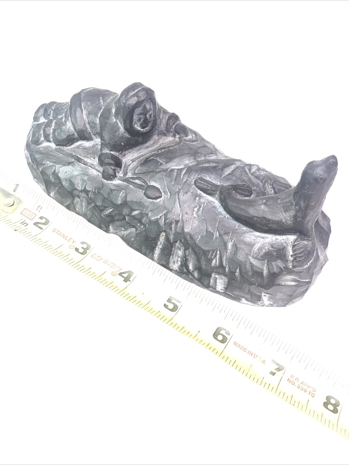 VTG ACE? Glacial Ice Age Sculpture Alaskan Eskimo SEAL HUNTER Hand Crafted Inuit