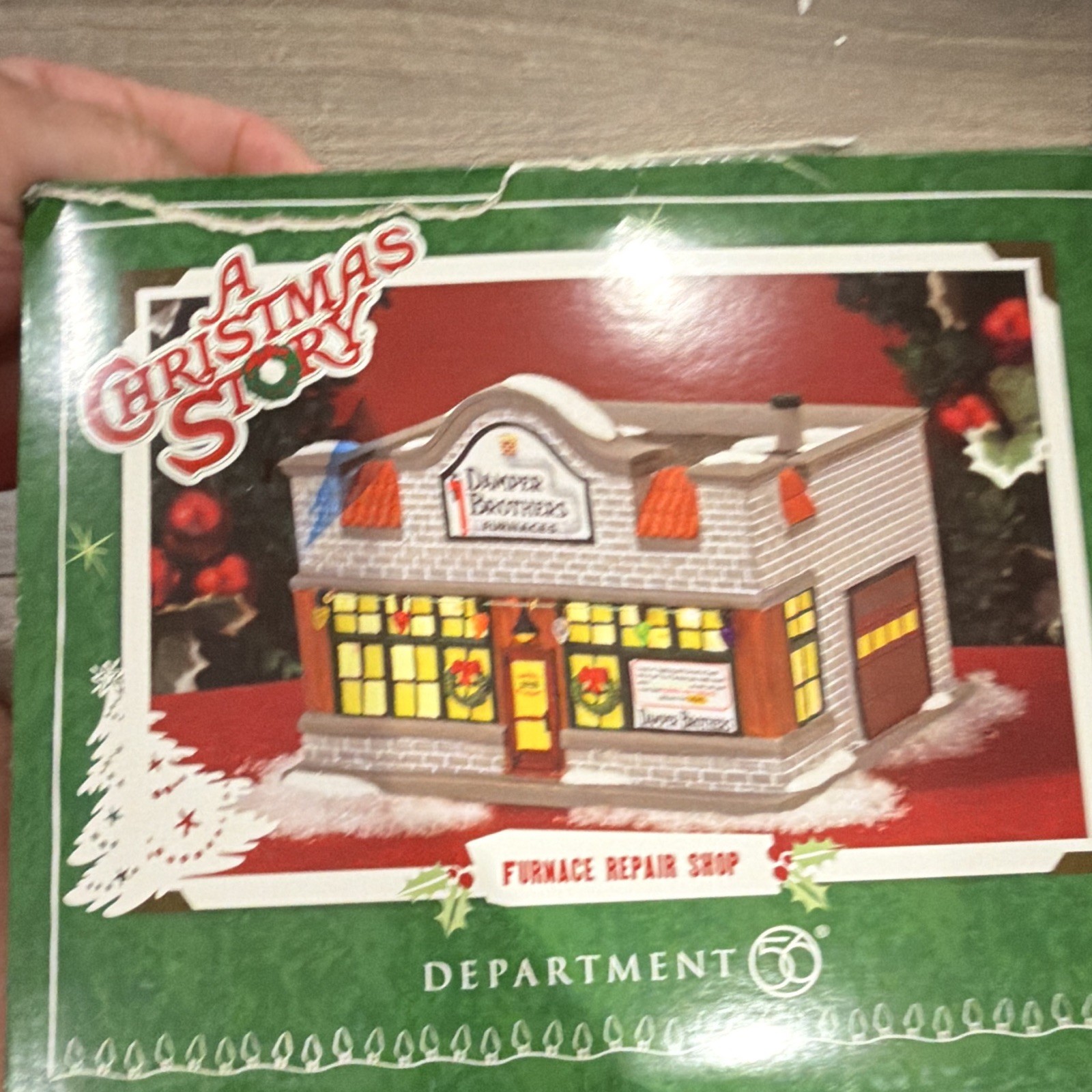 Department 56 A Christmas Story Furnace Repair Shop Christmas Village 2013