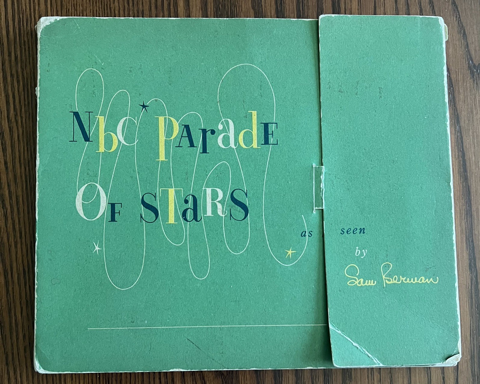 NBC Radio Parade of Stars as seen by Sam Berman 1947. Complete 56 set w/folder.