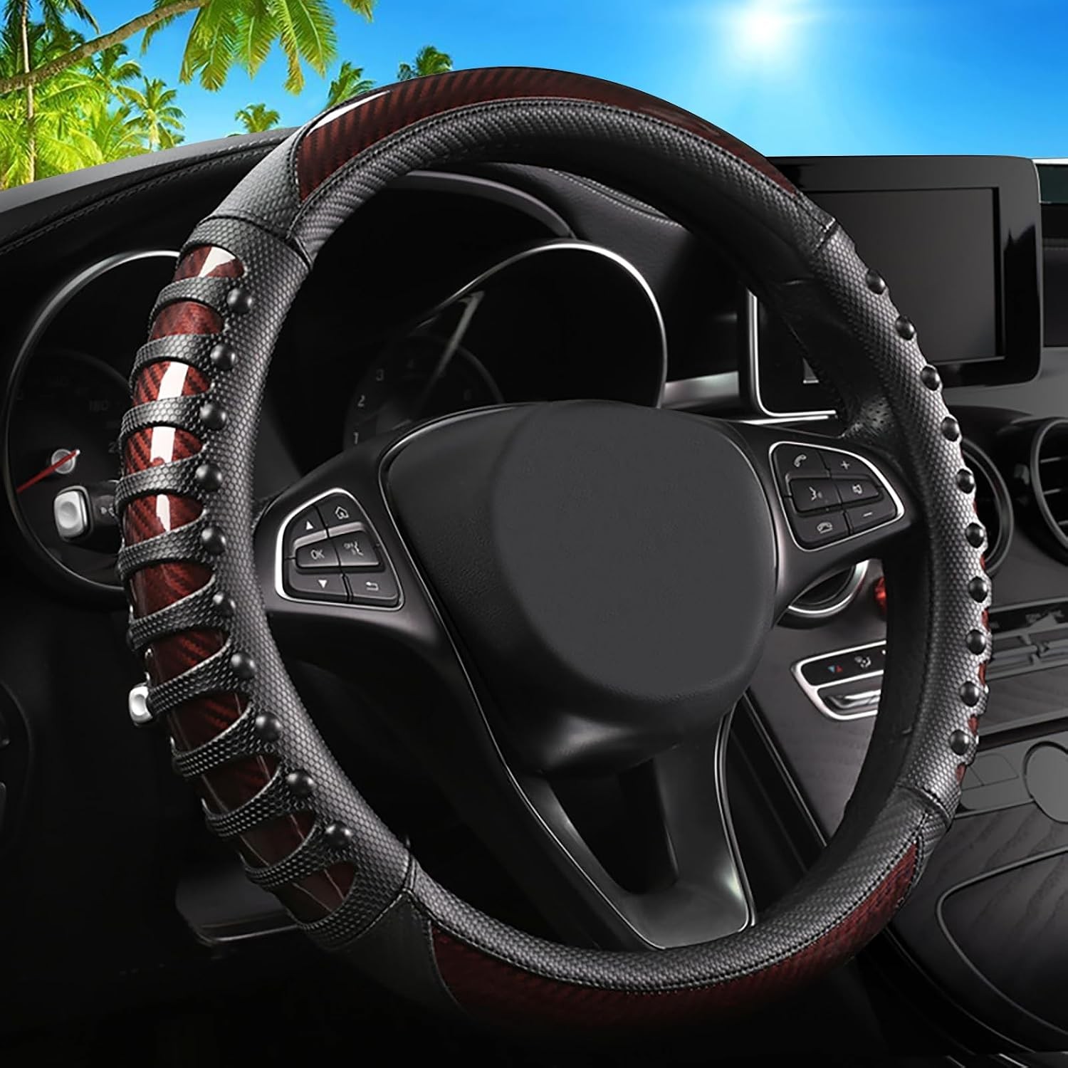 3D Massage Steering Wheel Cover 14.5-15\ 3D Massage Steering Wheel Cover 14.5-15\
