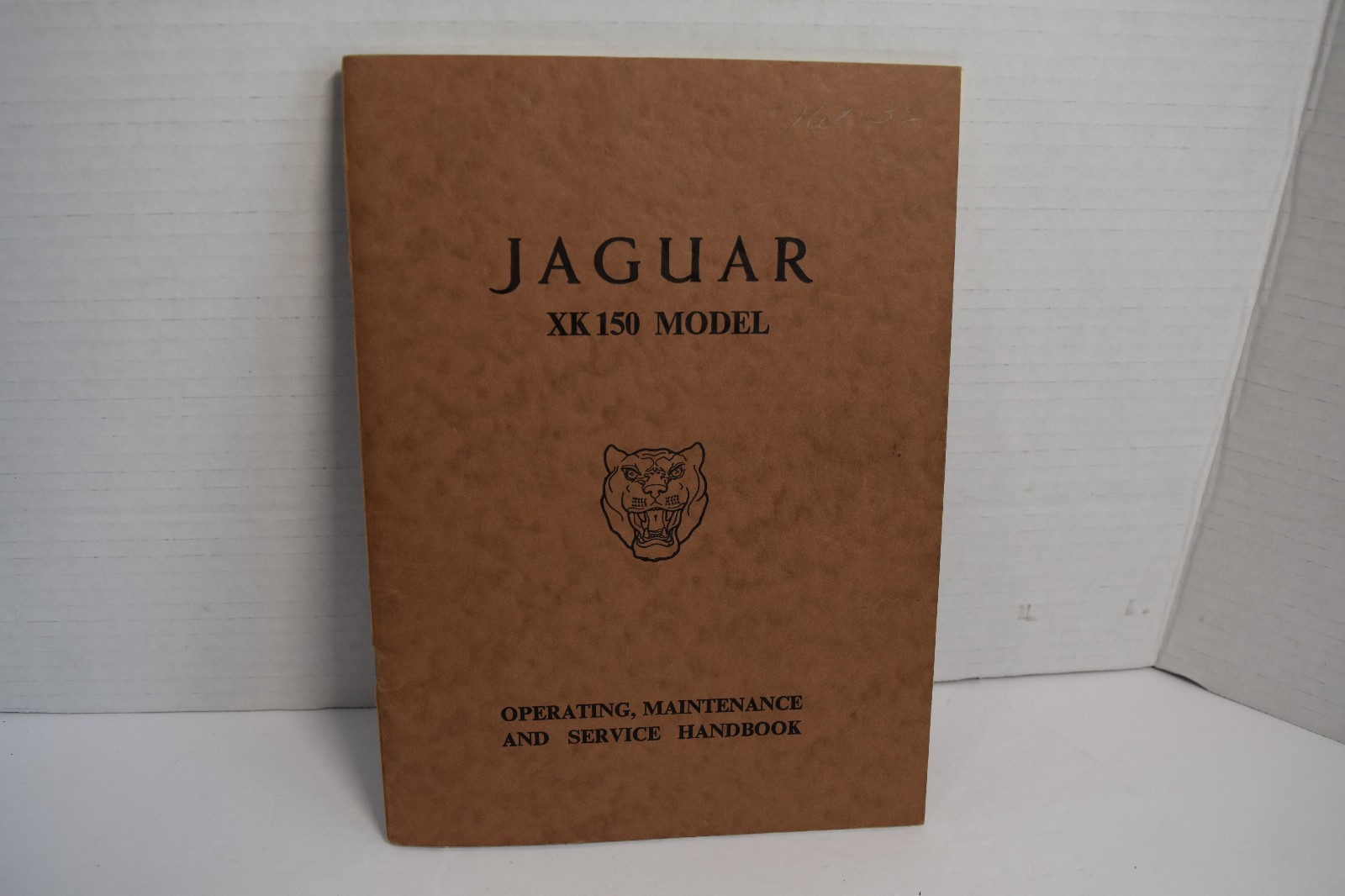 Factory Jaguar XK 150 Model Operating Maintenance Service Handbook & Wall Chart