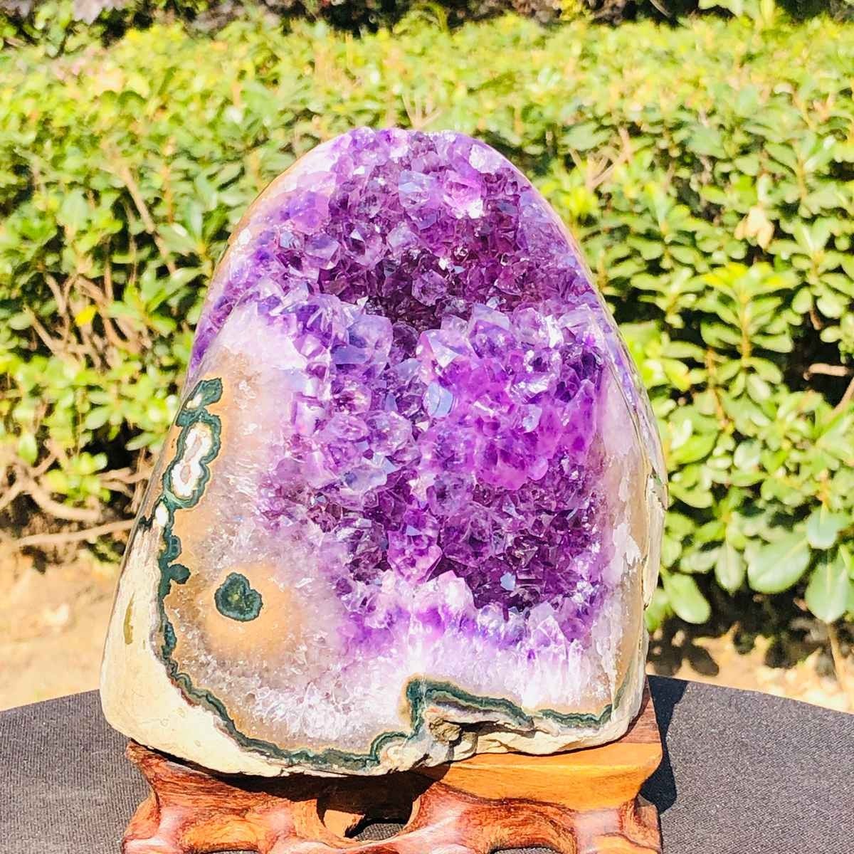 5.72LB Top Natural Amethyst Uruguay Cave Crystal Cluster Gemstone Geode Healing