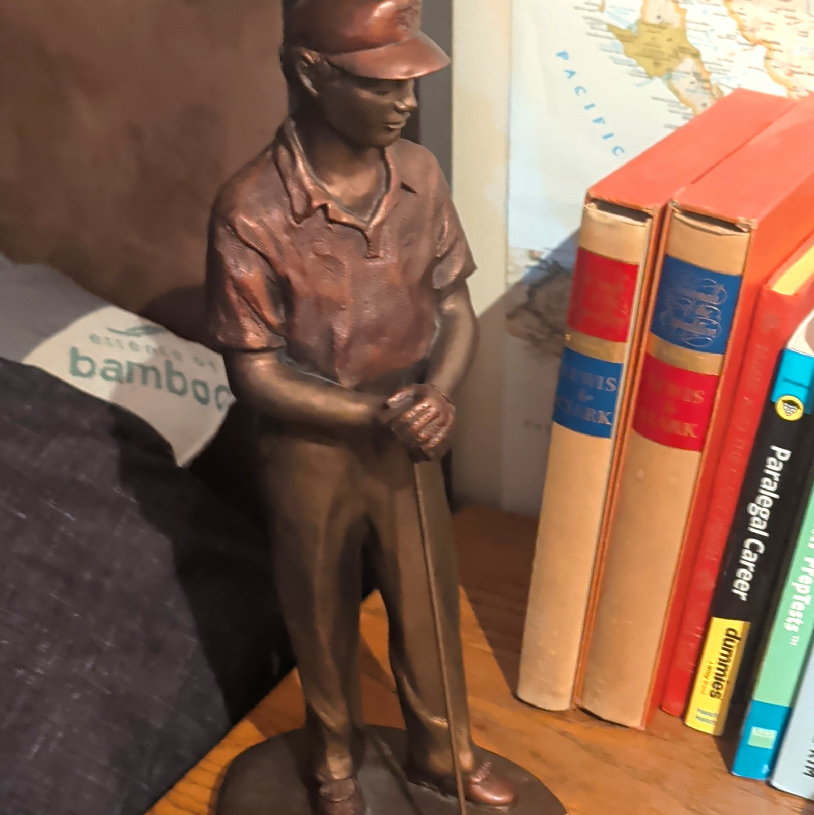 Austin Bronze Metal Golfer Figurine Statue Sculpture, Sports Theme