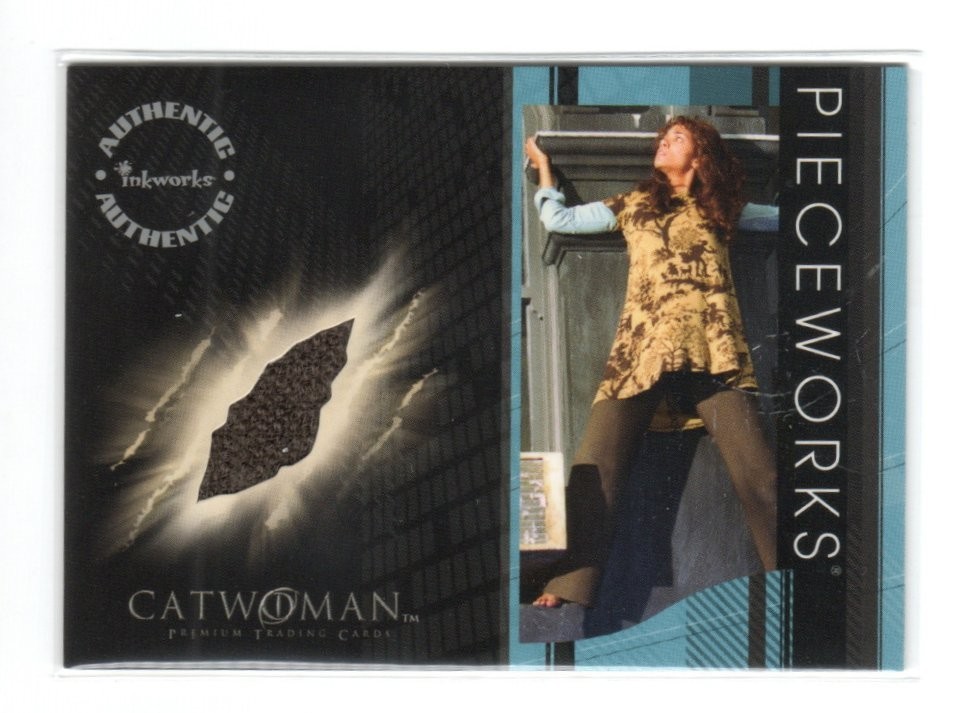 Catwoman 2004 Inkworks Pieceworks Costume Card PW12 Halle Berry Patience Philips