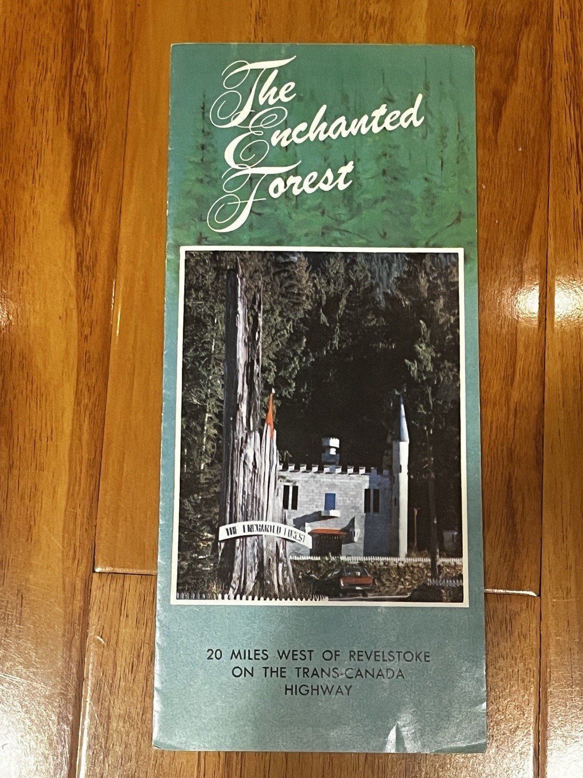 VTG 1970s Enchanted Forest Revelstoke BC Canada Travel Brochure Map Fairy Tale