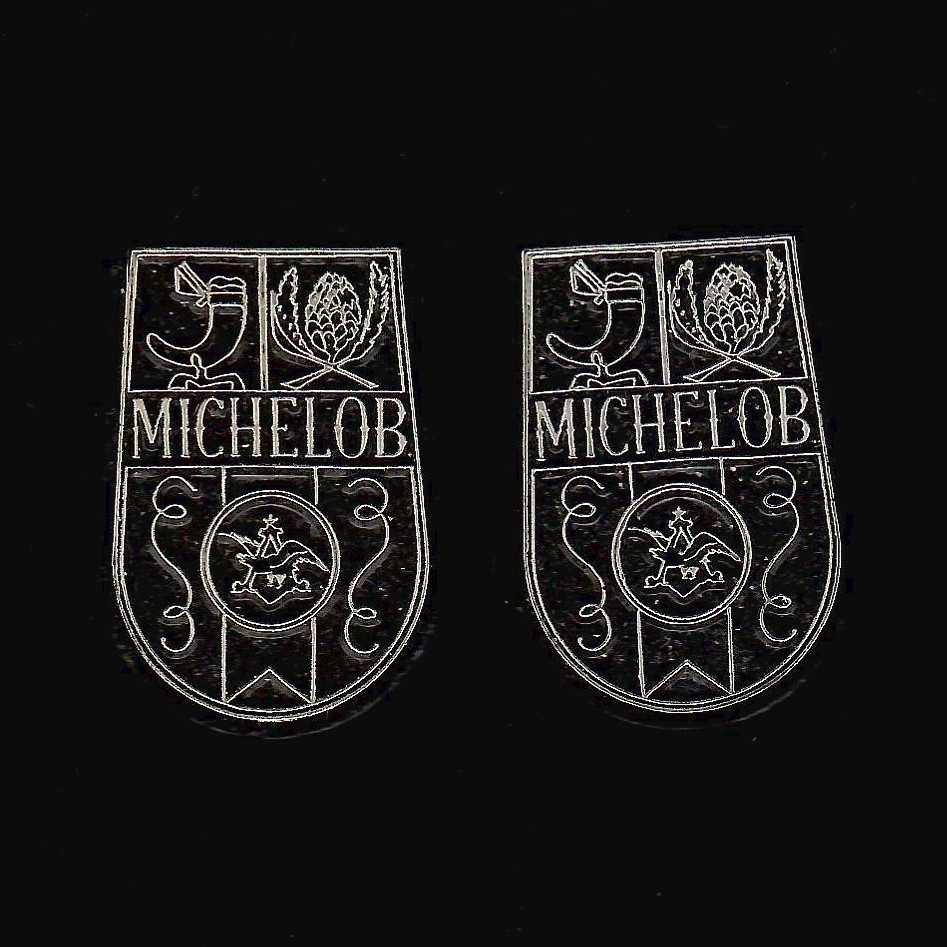 2x Lot Michelob Vtg Rubber Fridge Flexible Magnet 70's Advertise Beer